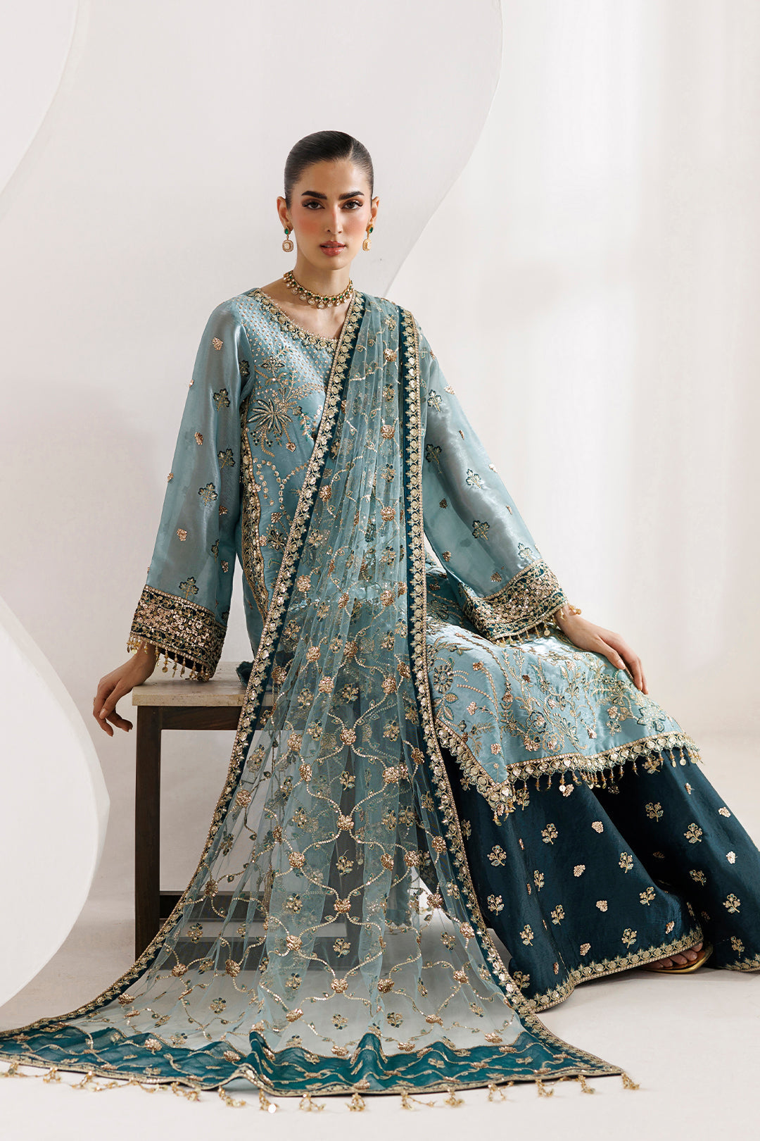 Alizeh | La Ruhe Formals | AF-CH-2266-Scotch by Alizeh - Designer Dress  - Type : Ladies Clothes - Available at Libayah - 100% Original 