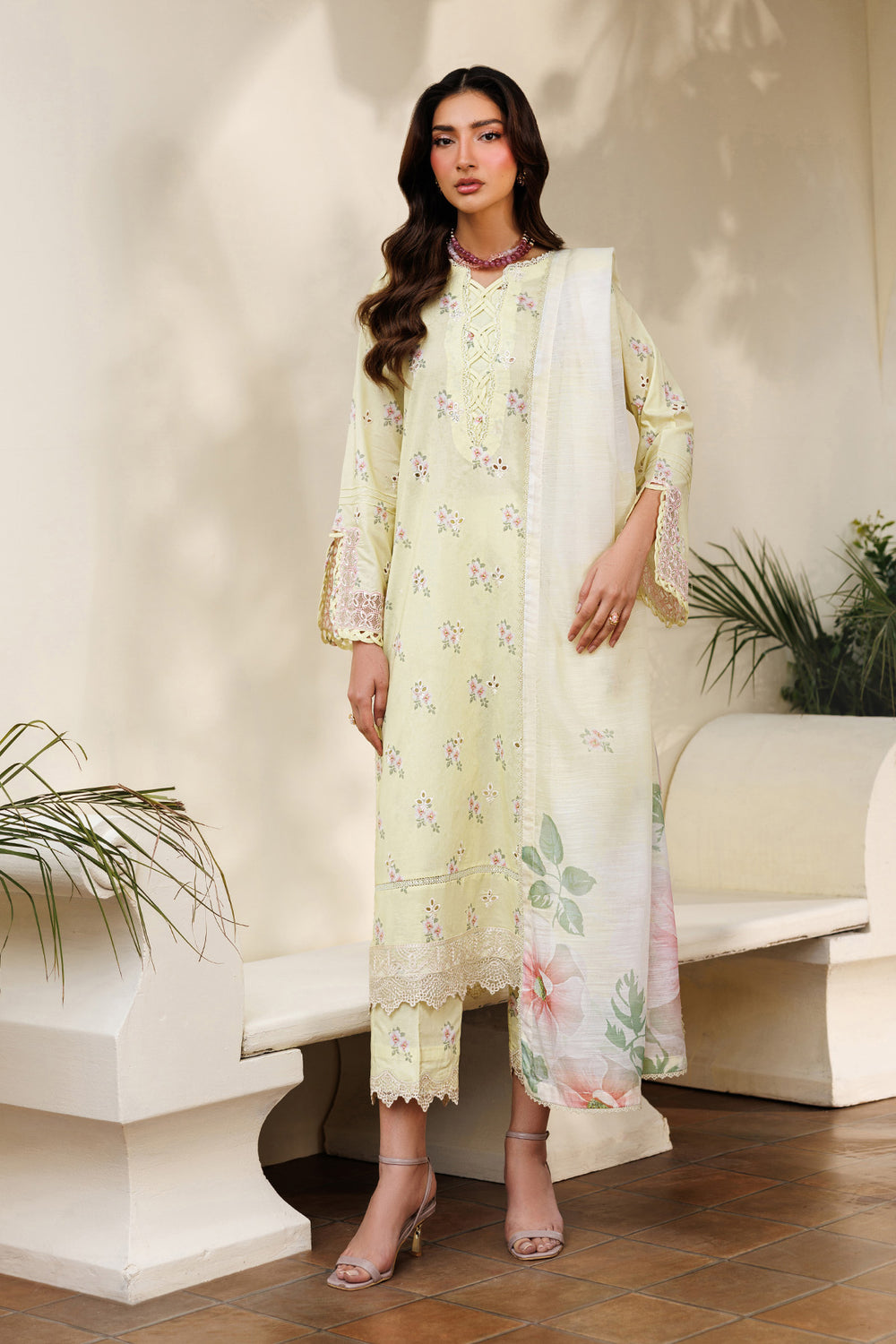 Zarif | Amani Eid Lawn 26 | ZL-RTW-26 DAAHR by Zarif - Designer Dress  - Type : Ladies Clothes - Available at Libayah - 100% Original 