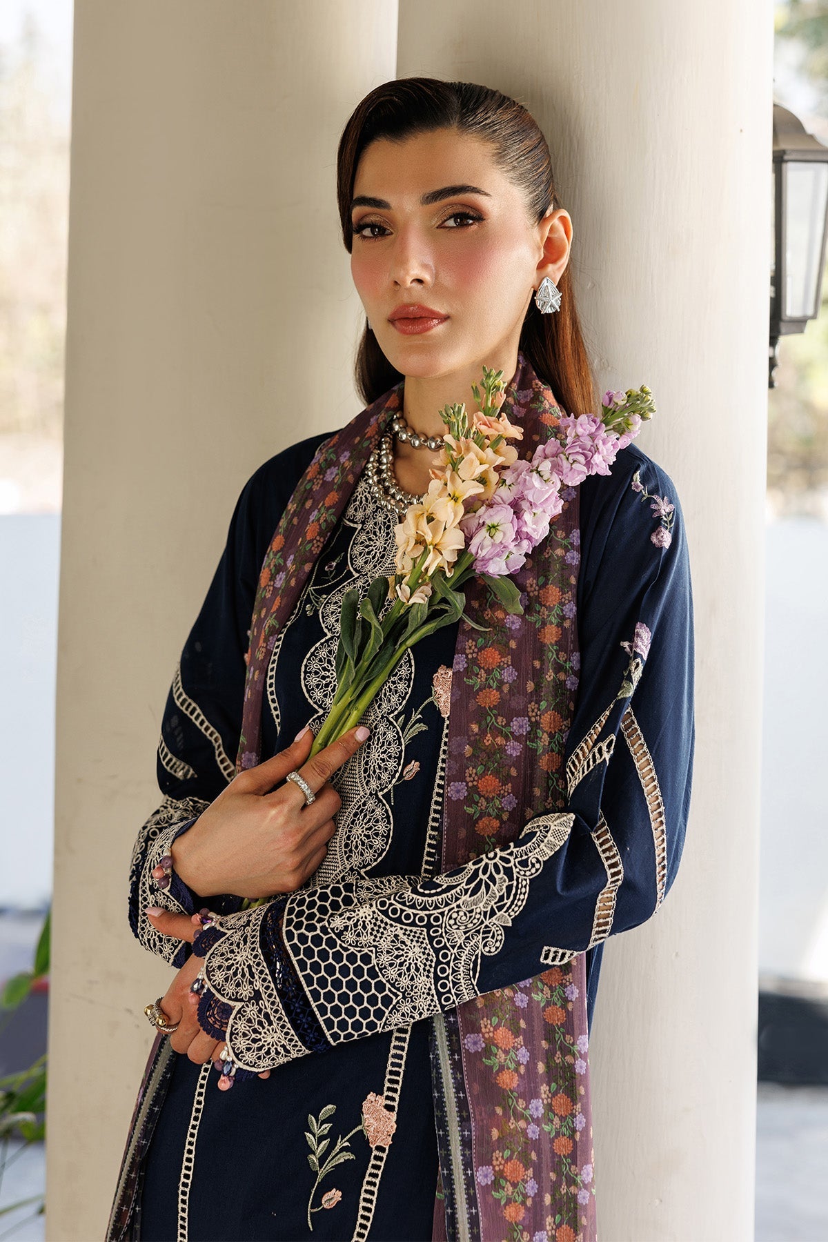 Alizeh | Eid Festive Lawn | AF-EL-7055-Carol - Designer Dress - Type : Ladies Clothes - Available at Libayah - 100% Original