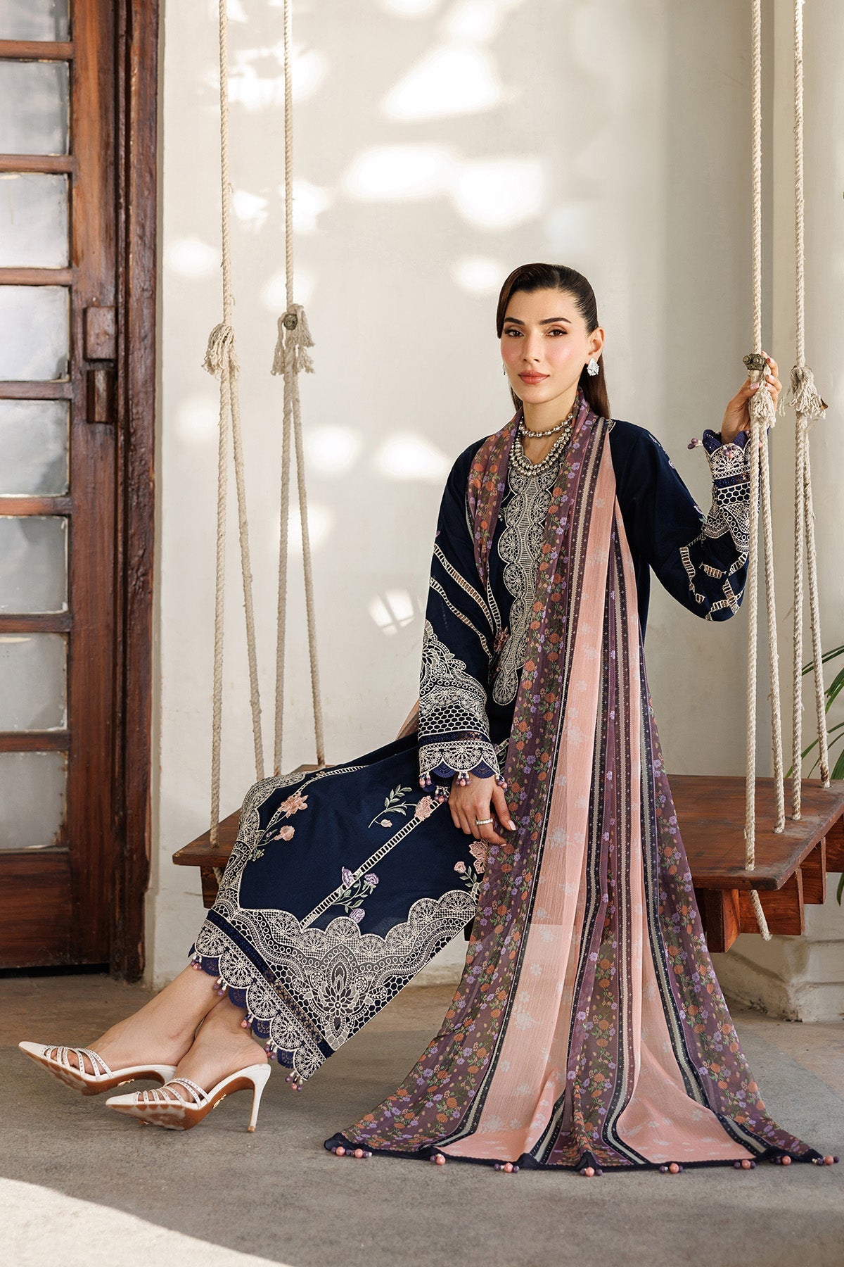 Alizeh | Eid Festive Lawn | AF-EL-7055-Carol - Designer Dress - Type : Ladies Clothes - Available at Libayah - 100% Original
