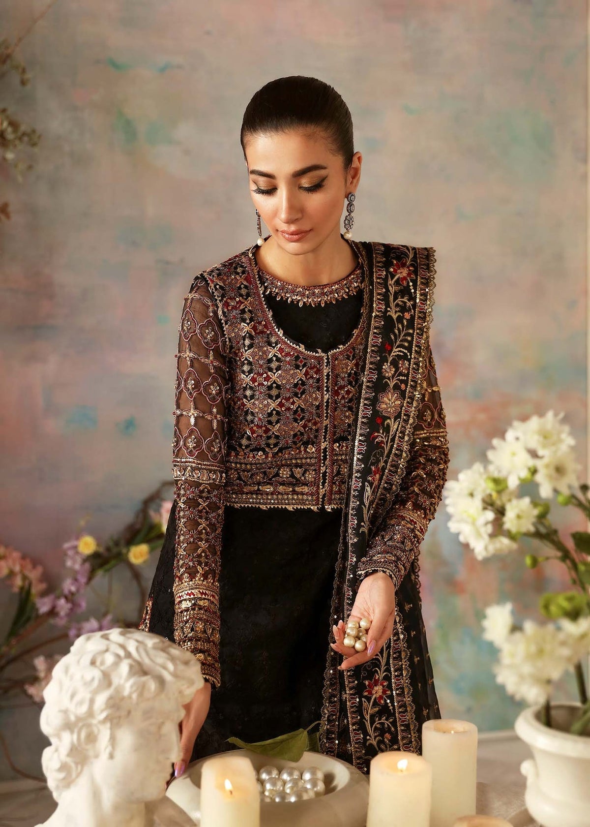 Akbar Aslam | Aleia Luxury Formals | Ebene by Akbar Aslam - Designer Dress - Type: Bridal - Available at Libayah - 100% Original