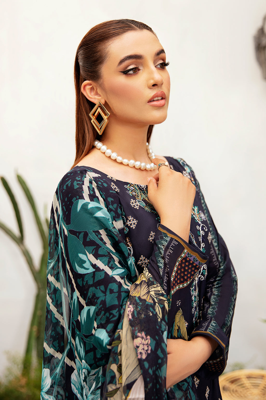 Ramsha | Luxury Lawn 24 | L-1207 by Ramsha - Designer Dress - Type: Ladies Clothes - Available at Libayah - 100% Original