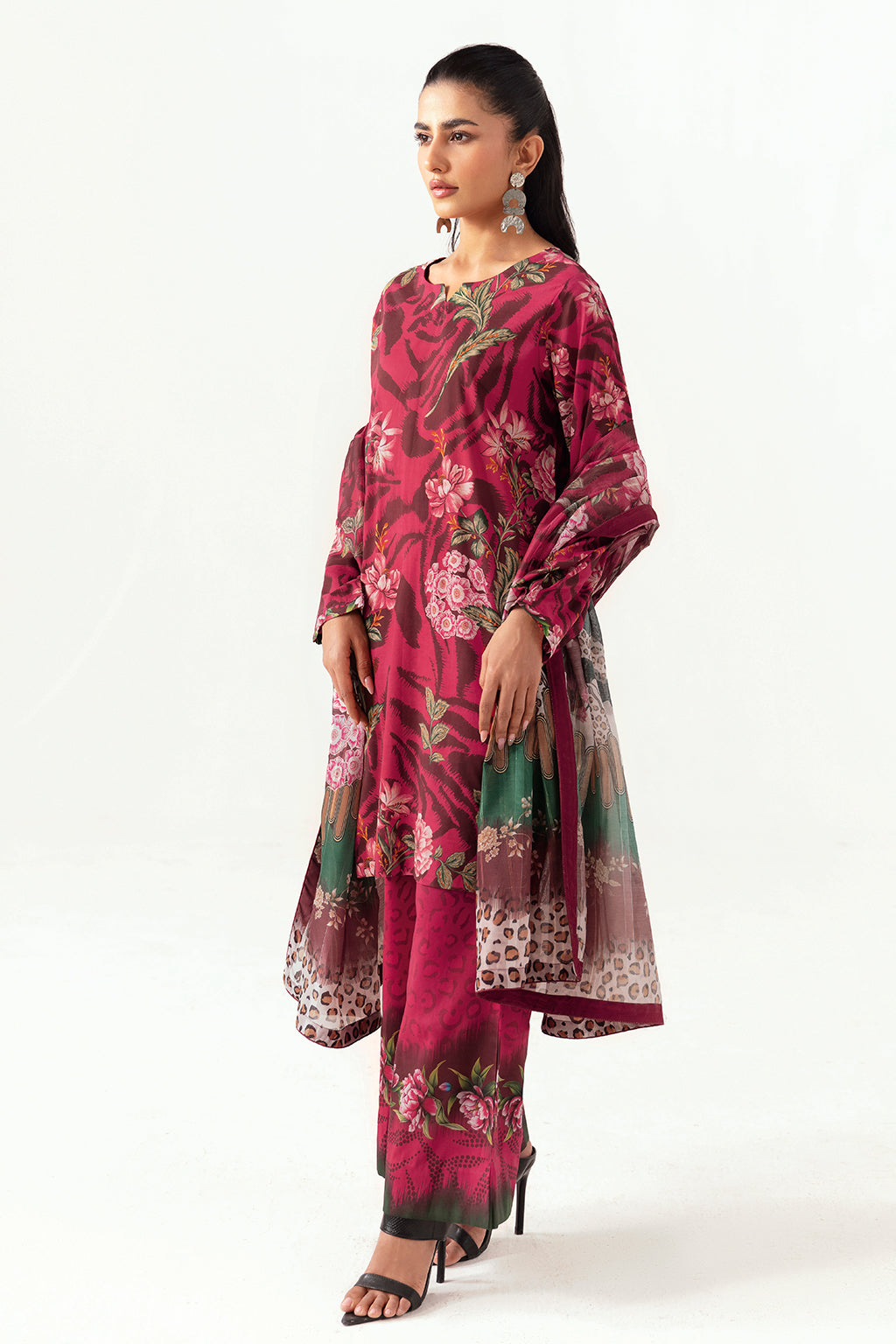 Ramsha | Pinted Lawn | RP-102 by Ramsha - Designer Dress - Type: Ladies Clothes - Available at Libayah - 100% Original