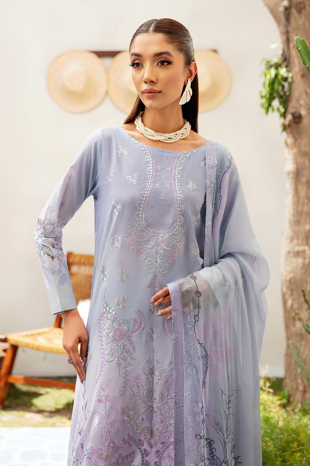 Ramsha | Luxury Lawn 24 | L-1211 by Ramsha - Designer Dress - Type: Ladies Clothes - Available at Libayah - 100% Original