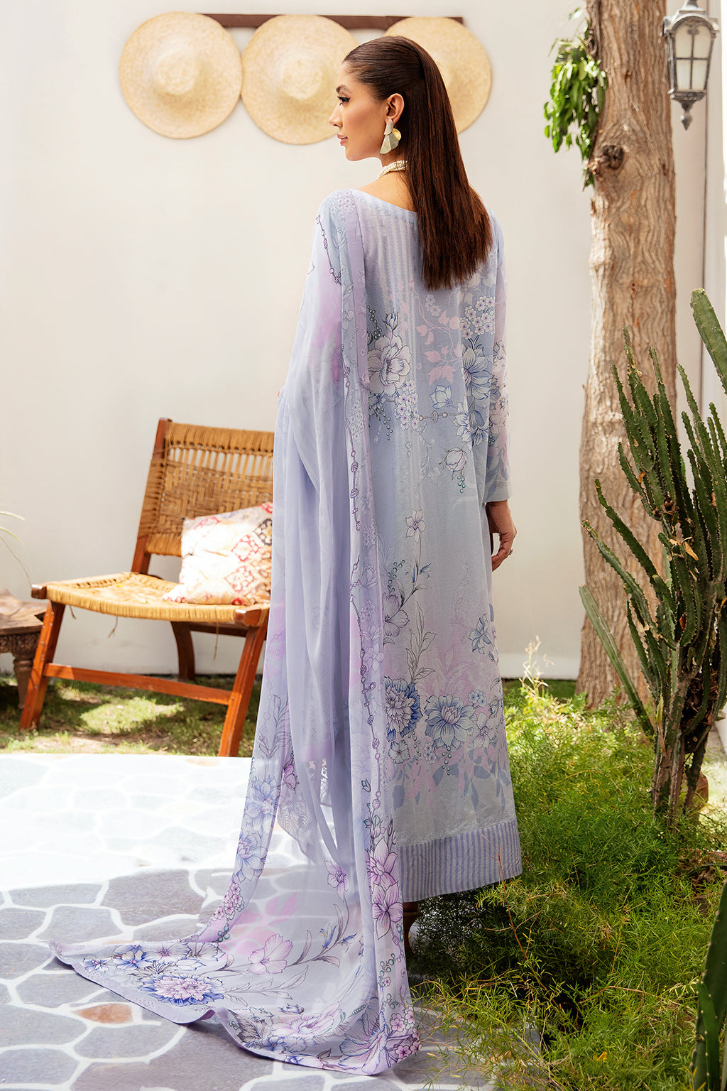Ramsha | Luxury Lawn 24 | L-1211 by Ramsha - Designer Dress - Type: Ladies Clothes - Available at Libayah - 100% Original