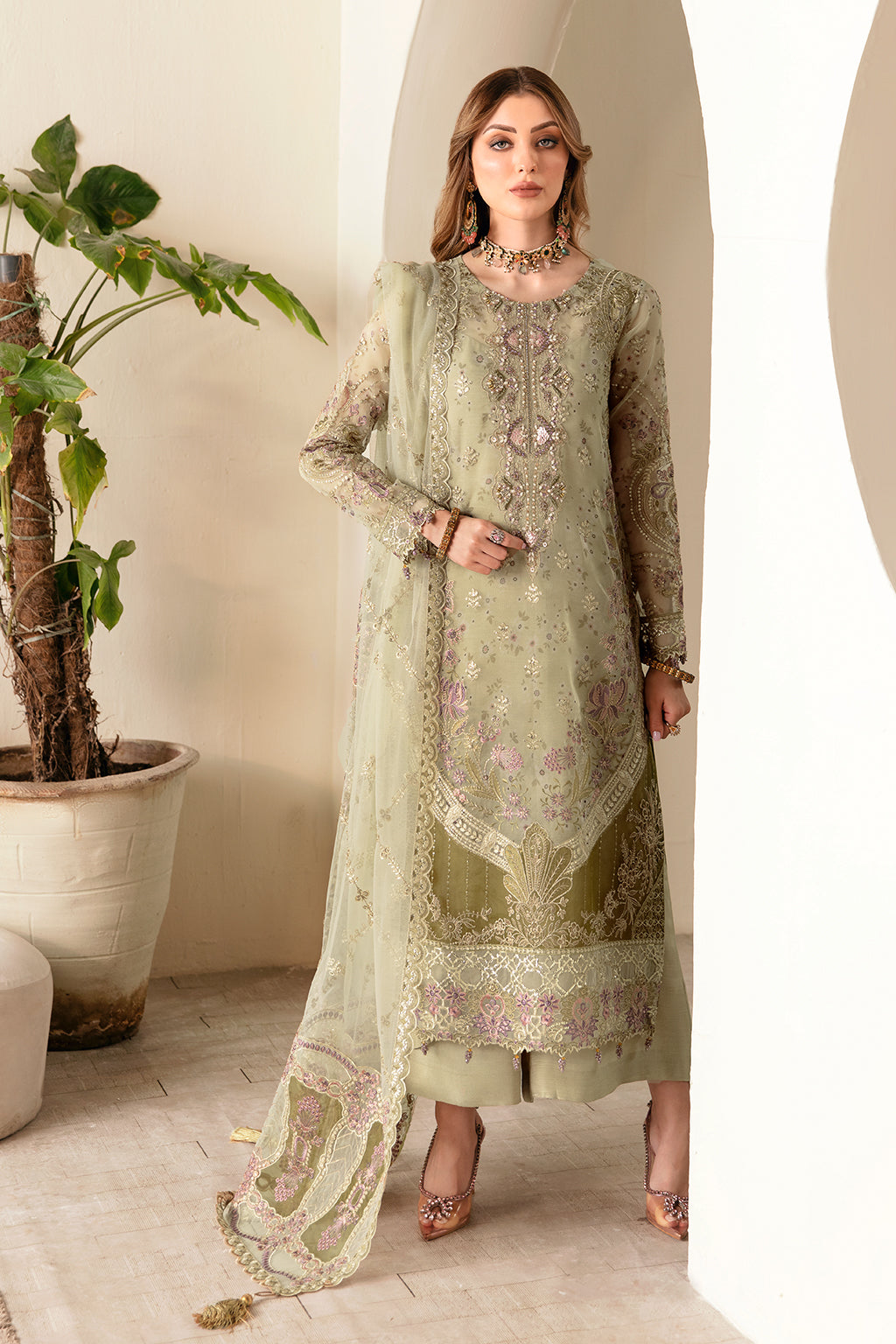 Ramsha | Festive Collection 24 | E-102 by Ramsha - Designer Dress - Type: Formal - Available at Libayah - 100% Original