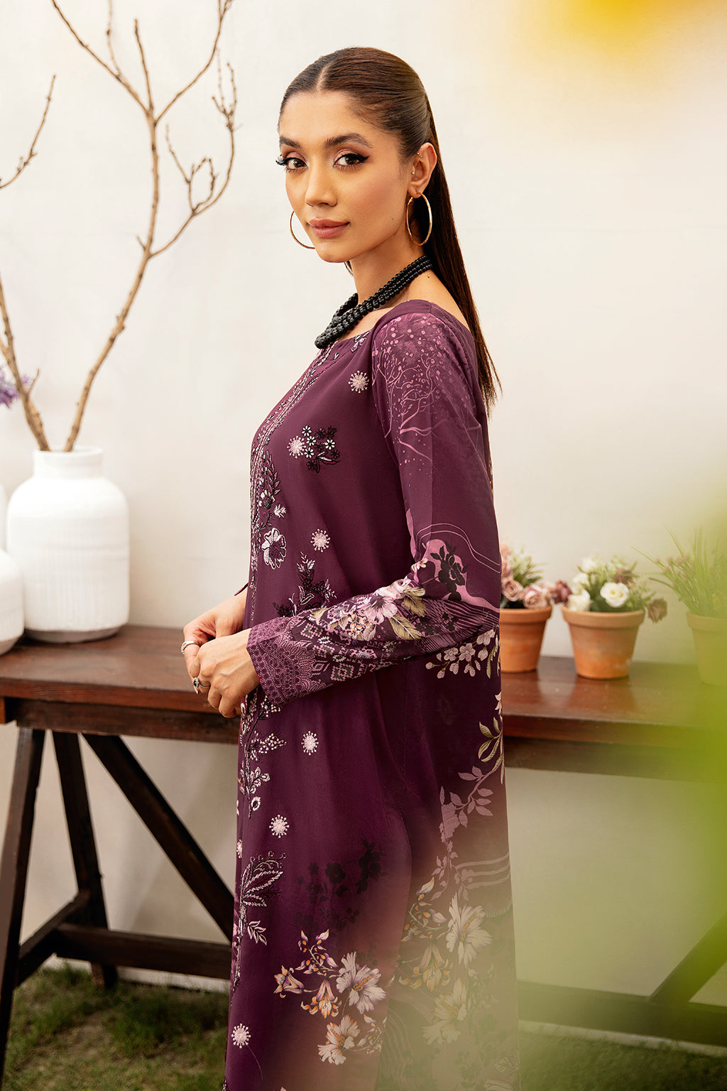 Ramsha | Luxury Lawn 24 | L-1201 by Ramsha - Designer Dress - Type: Ladies Clothes - Available at Libayah - 100% Original