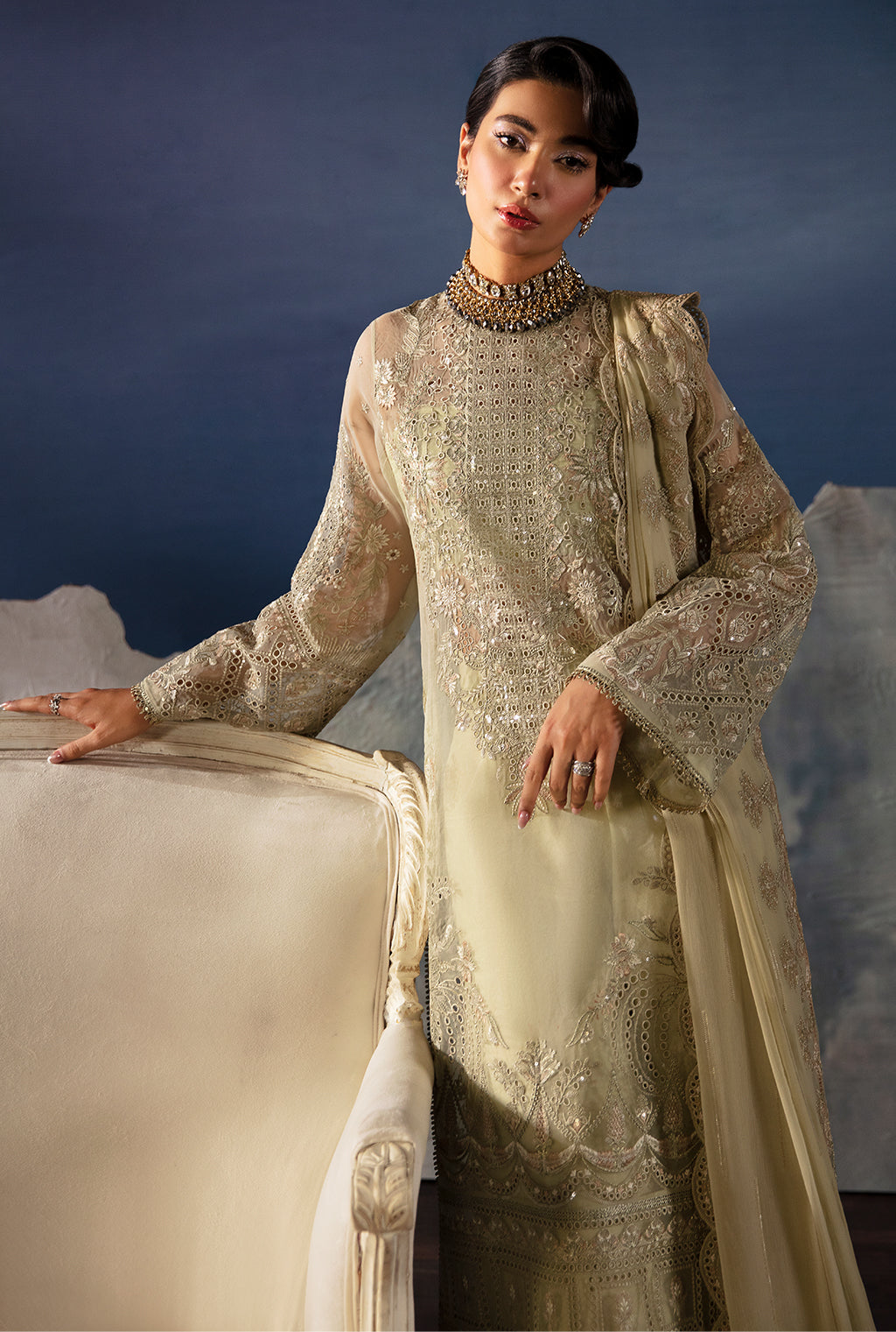 Afrozeh | La Fuchsia Festive 24 | Zelena by Afrozeh - Designer Dress - Type: Ladies Clothes - Available at Libayah - 100% Original