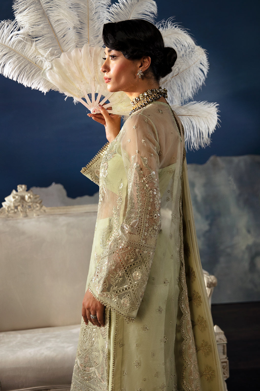 Afrozeh | La Fuchsia Festive 24 | Zelena by Afrozeh - Designer Dress - Type: Ladies Clothes - Available at Libayah - 100% Original