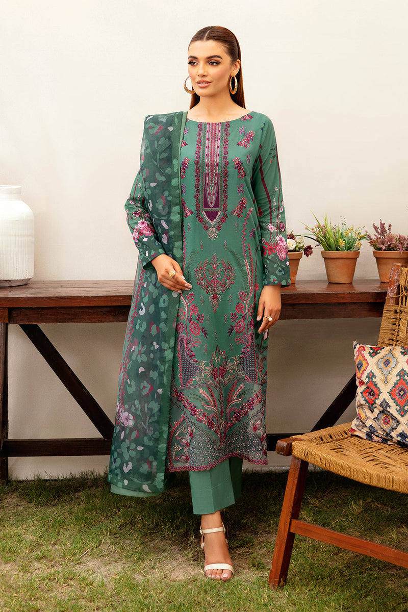 Ramsha | Luxury Lawn 24 | L-1202 by Ramsha - Designer Dress - Type: Ladies Clothes - Available at Libayah - 100% Original
