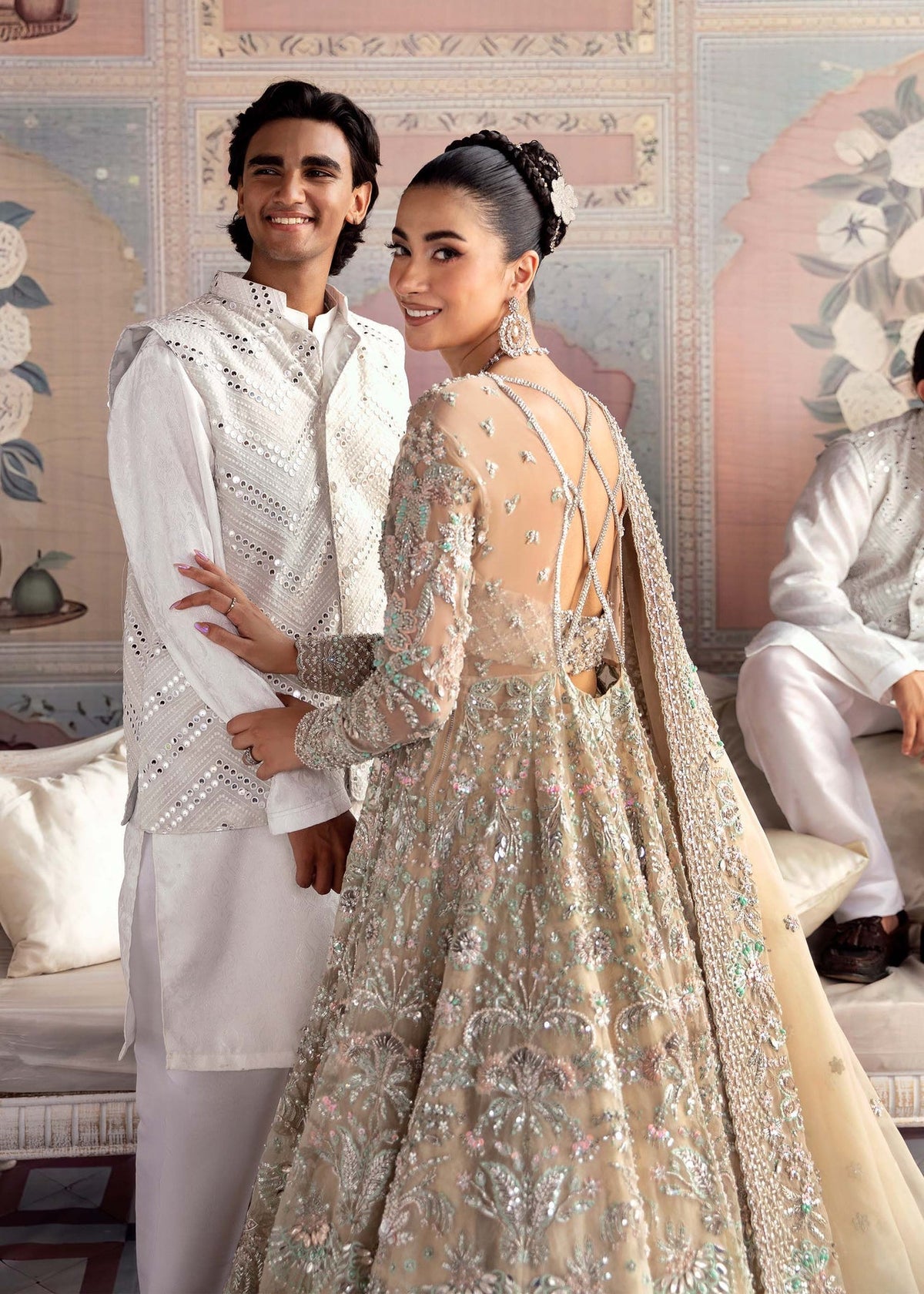 Akbar Aslam | Bridal Collection 2024 | MOONSTONE by Akbar Aslam - Designer Dress - Type: Ladies Clothes - Available at Libayah - 100% Original