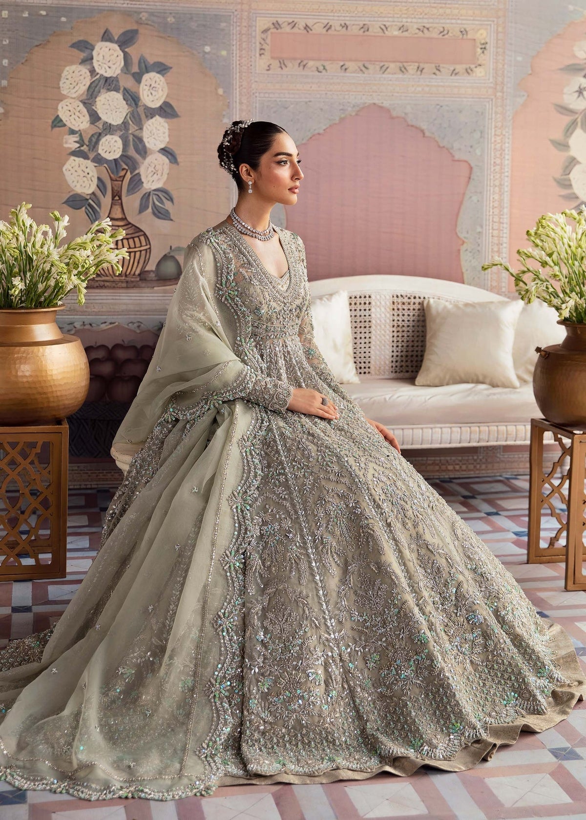 Akbar Aslam | Bridal Collection 2024 | WILLOW by Akbar Aslam - Designer Dress - Type: Ladies Clothes - Available at Libayah - 100% Original