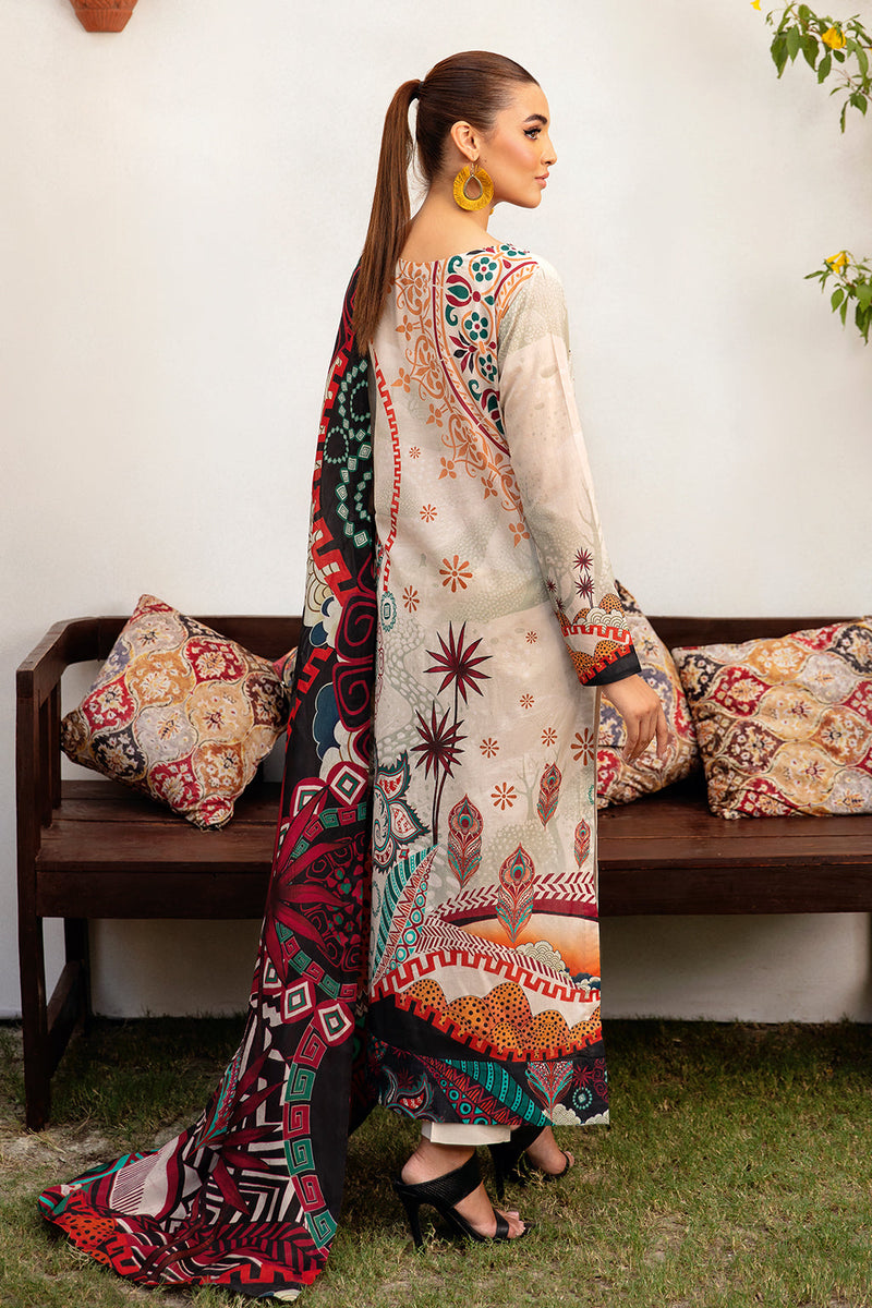 Ramsha | Luxury Lawn 24 | L-1208 by Ramsha - Designer Dress - Type: Ladies Clothes - Available at Libayah - 100% Original