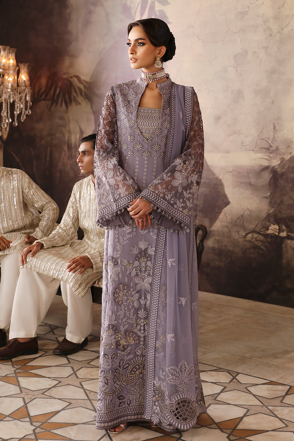 Flossie | Mehak Luxury Formals | FE-805 (A) by Flossie - Designer Dress - Type: Formal - Available at Libayah - 100% Original