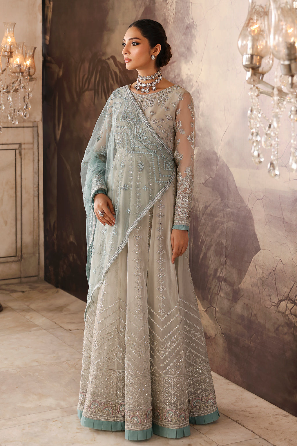 Flossie | Mehak Luxury Formals | FE-803 by Flossie - Designer Dress - Type: Formal - Available at Libayah - 100% Original