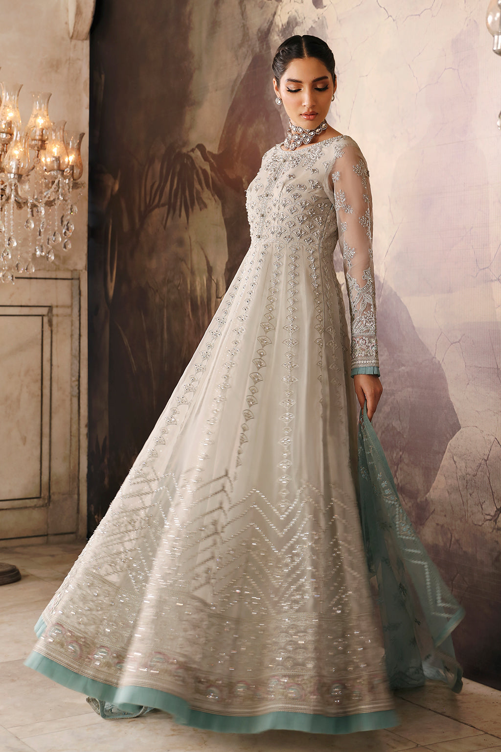 Flossie | Mehak Luxury Formals | FE-803 by Flossie - Designer Dress - Type: Formal - Available at Libayah - 100% Original