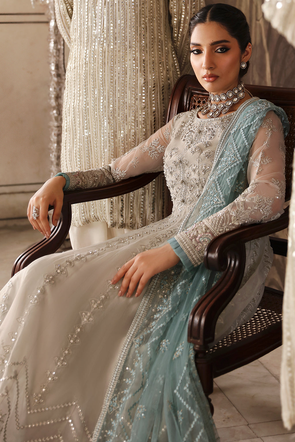 Flossie | Mehak Luxury Formals | FE-803 by Flossie - Designer Dress - Type: Formal - Available at Libayah - 100% Original