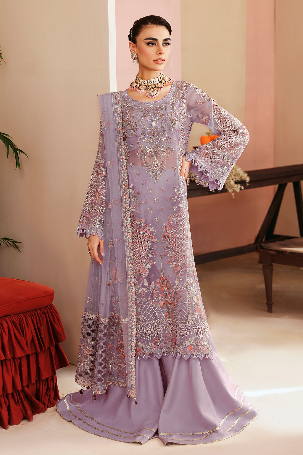 E-201 – authentic Pakistani formal dress from the Ramsha Festive Formals collection for women in the UK