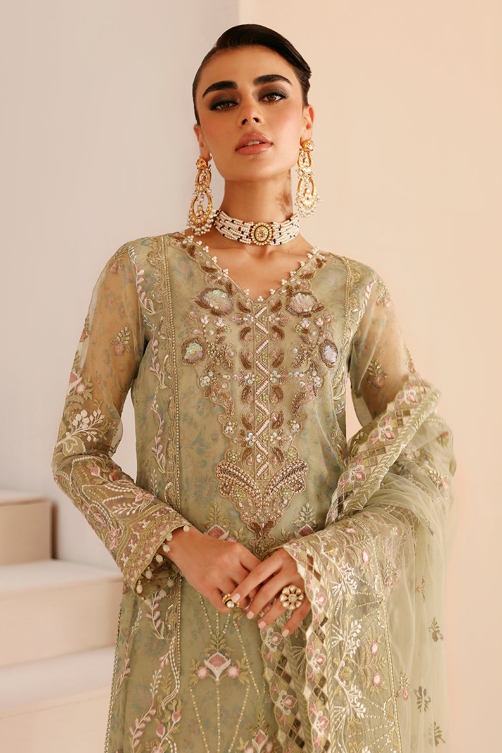 Ramsha | Festive Collection 24 | E-208 by Ramsha - Designer Dress - Type: Formal - Available at Libayah - 100% Original
