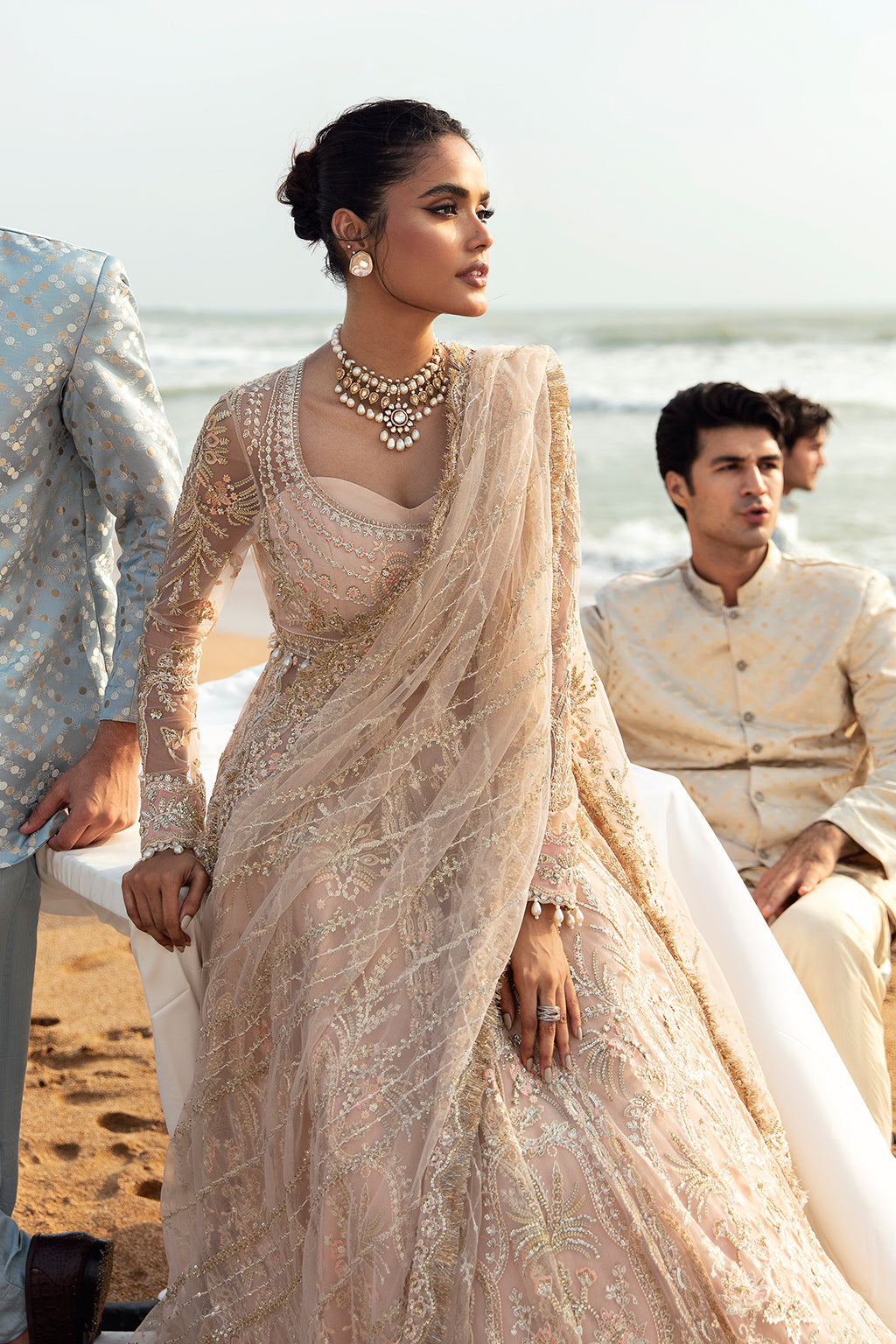 Afrozeh | Dastangoi Wedding Formals | Afsheen by Afrozeh - Designer Dress - Type: Bridal - Available at Libayah - 100% Original