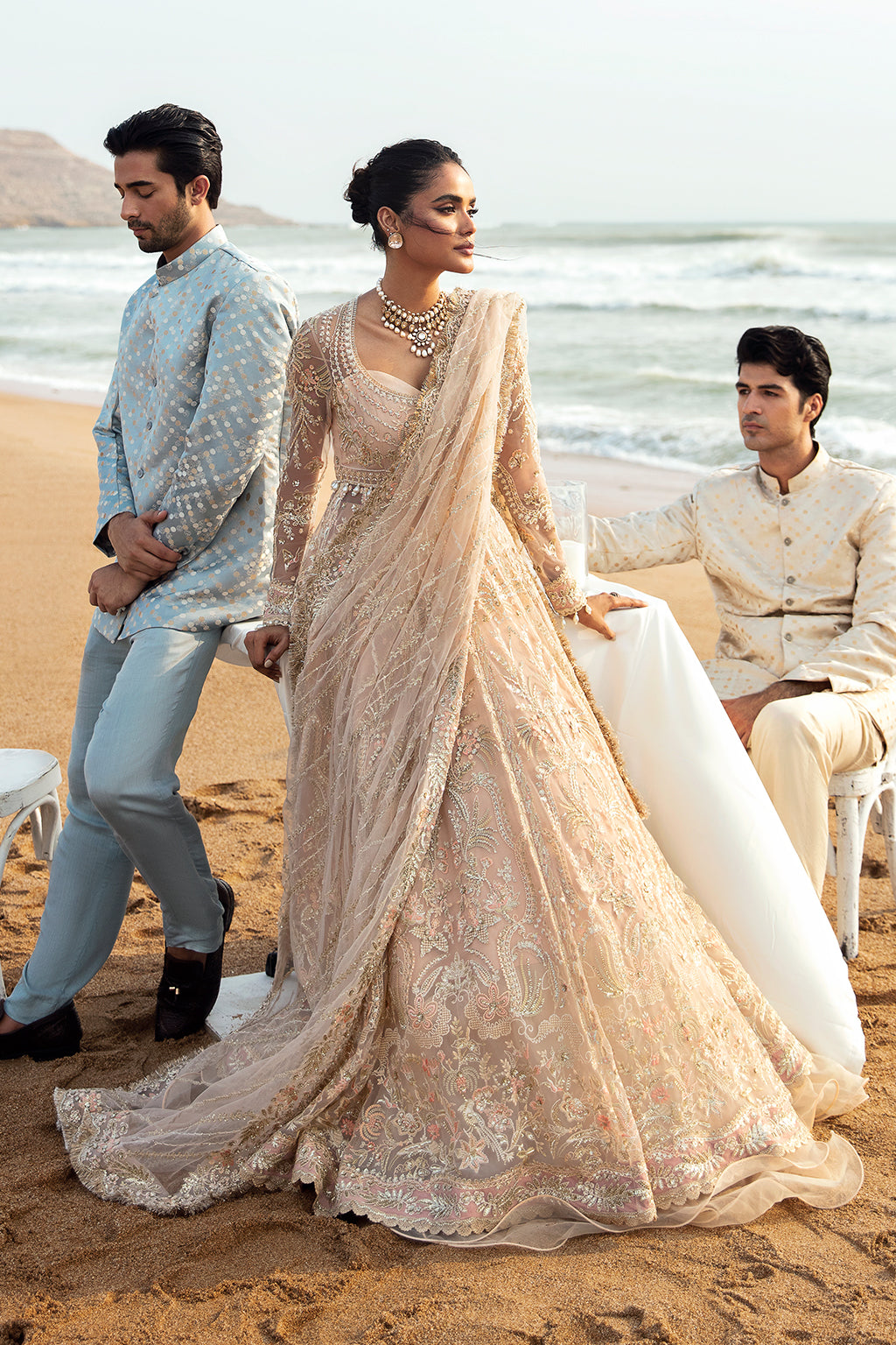 Afrozeh | Dastangoi Wedding Formals | Afsheen by Afrozeh - Designer Dress - Type: Bridal - Available at Libayah - 100% Original