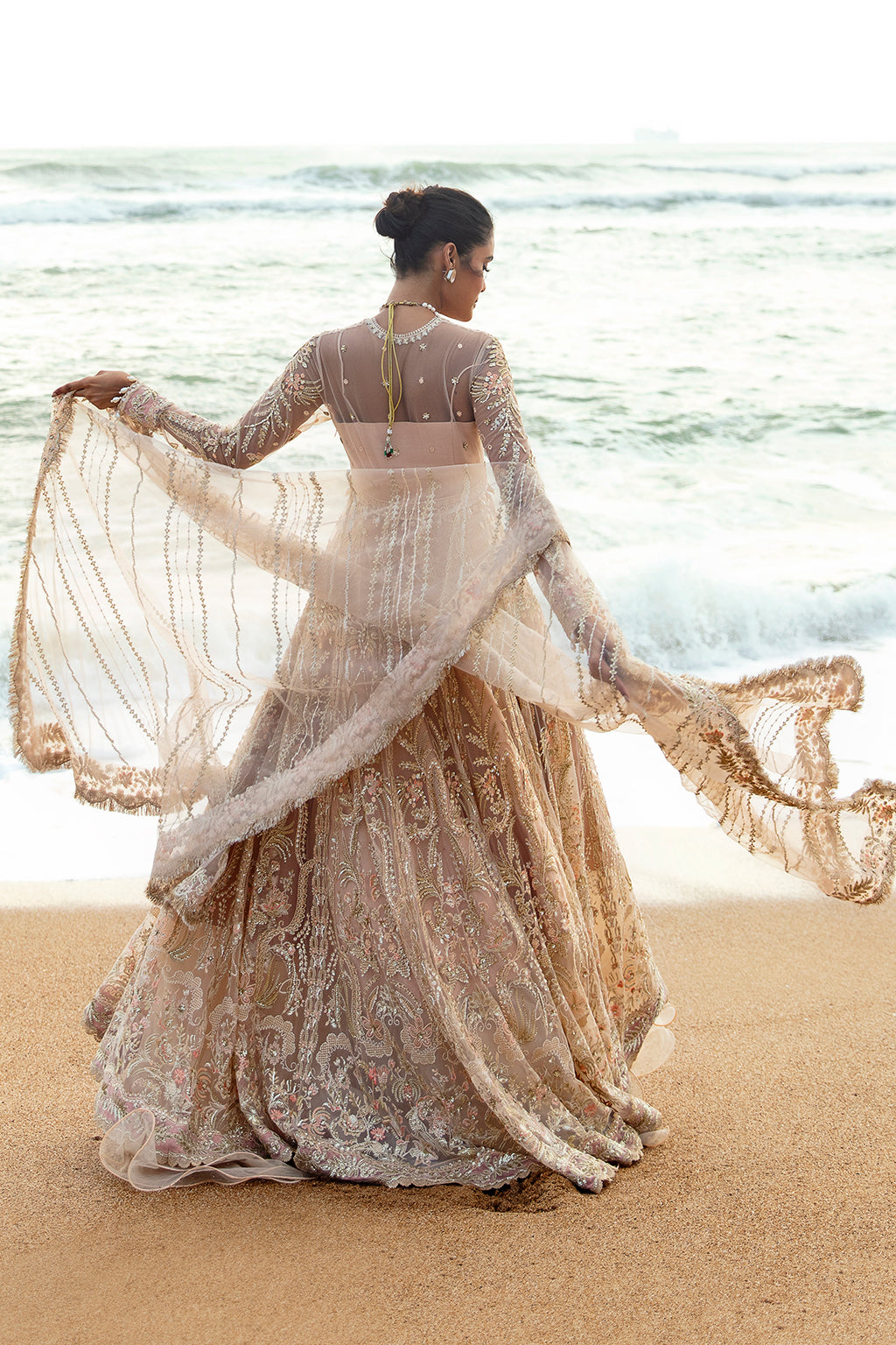 Afrozeh | Dastangoi Wedding Formals | Afsheen by Afrozeh - Designer Dress - Type: Bridal - Available at Libayah - 100% Original