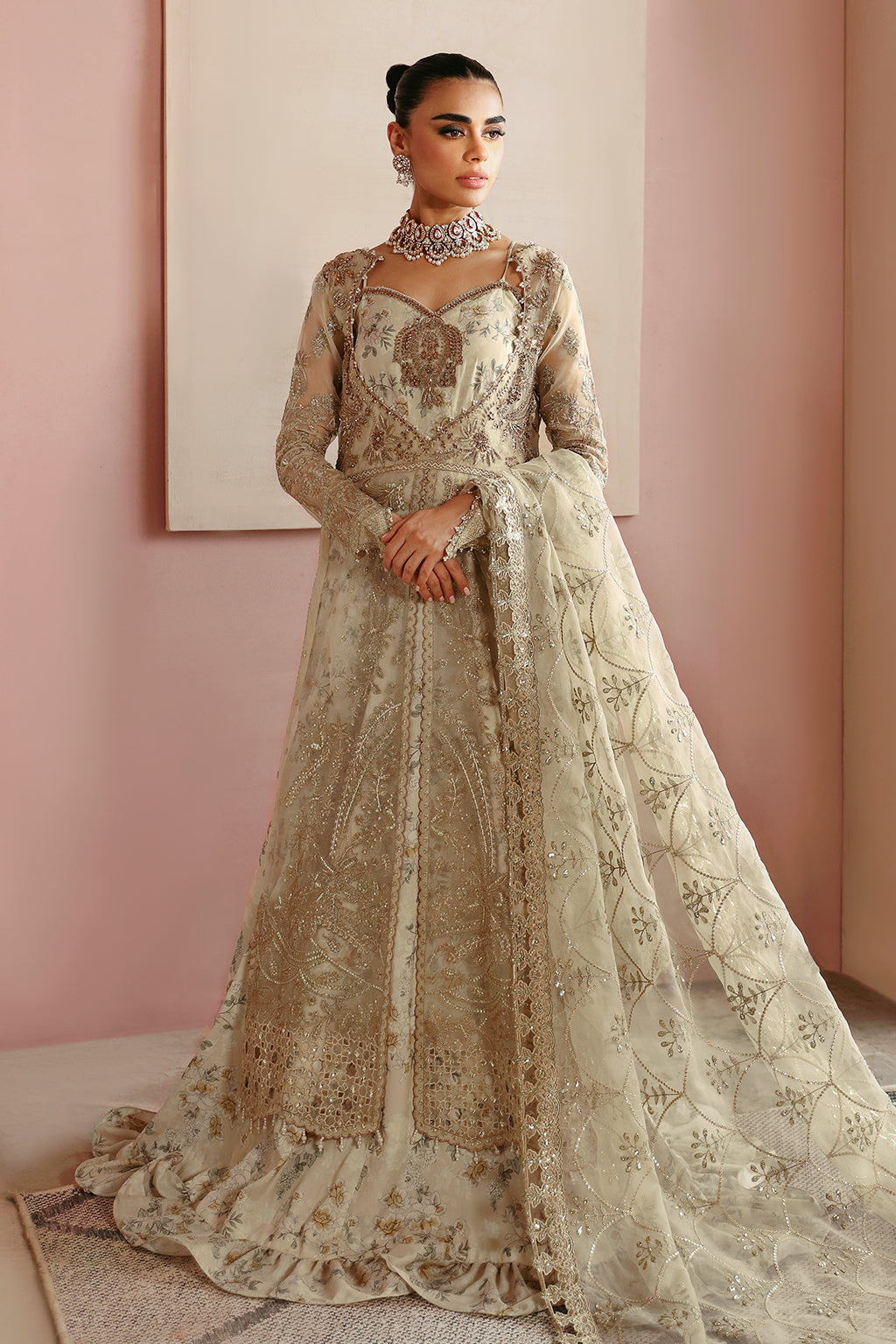 Ramsha | Festive Collection 24 | E-202 by Ramsha - Designer Dress - Type: Formal - Available at Libayah - 100% Original