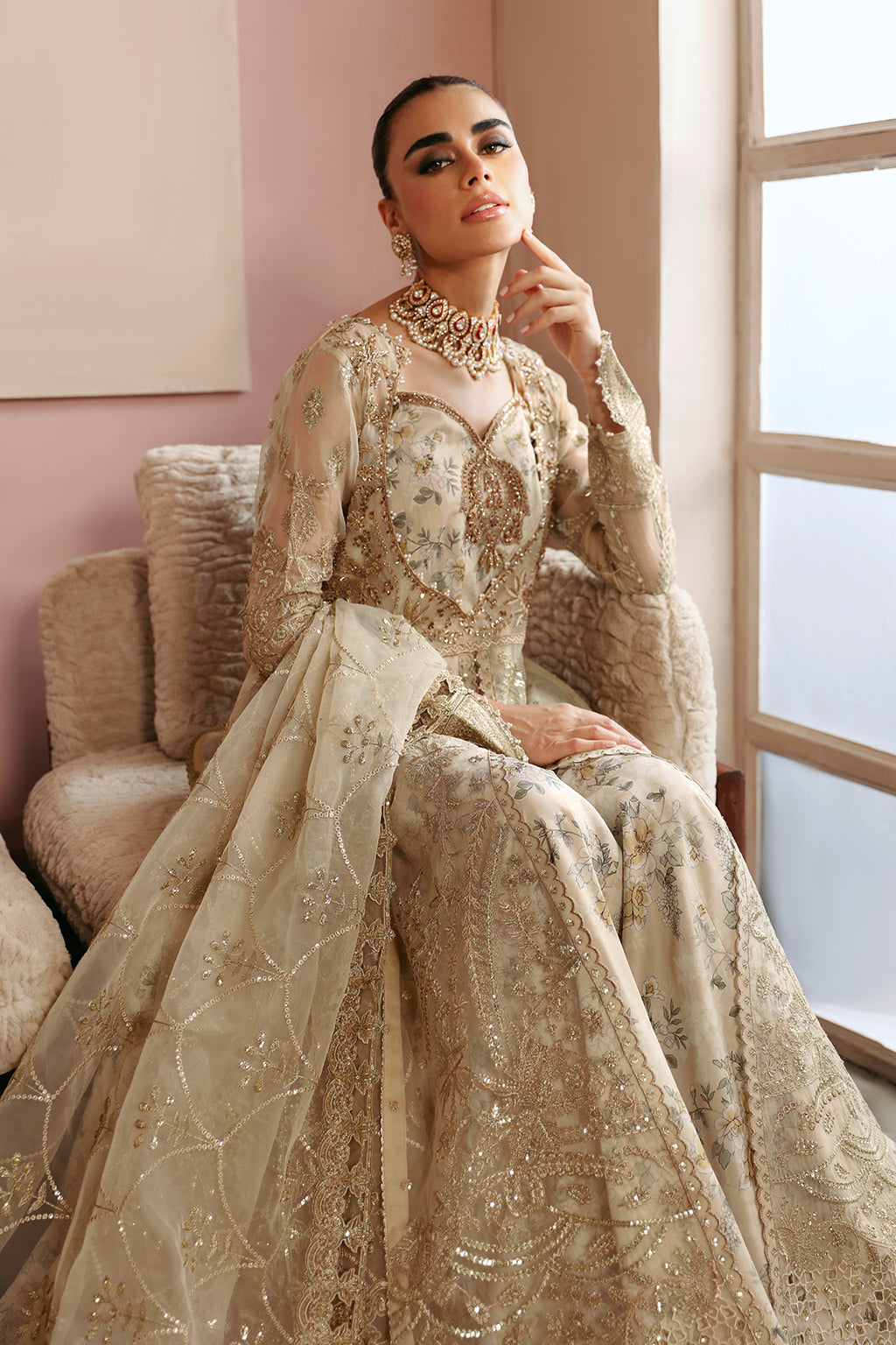 Ramsha | Festive Collection 24 | E-202 by Ramsha - Designer Dress - Type: Formal - Available at Libayah - 100% Original