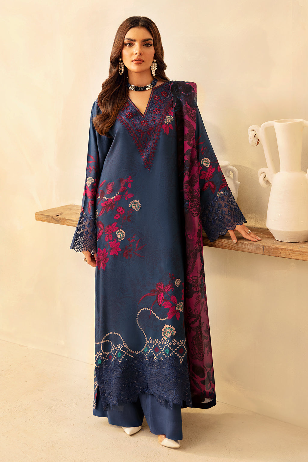Ramsha | Riwaj Viscose | J-406 by Ramsha - Designer Dress - Type: Ladies Clothes - Available at Libayah - 100% Original