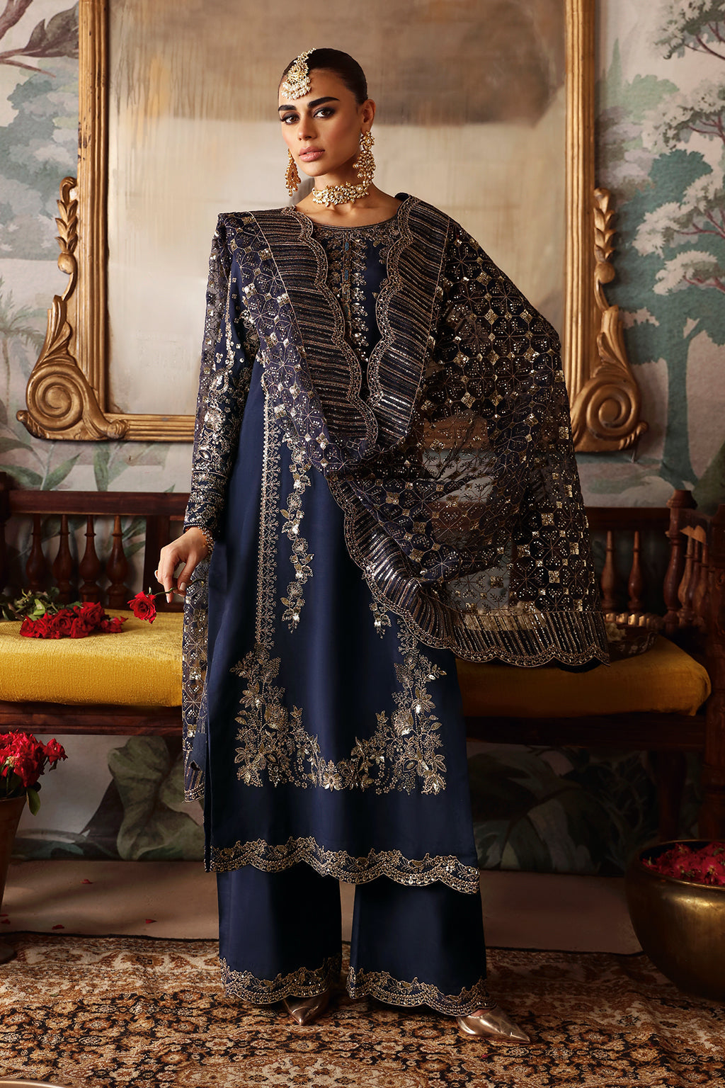 Shagna | Premium Raw Silk | Naghma S-01 by Shagna - Designer Dress  - Type : Ladies Clothes - Available at Libayah - 100% Original 