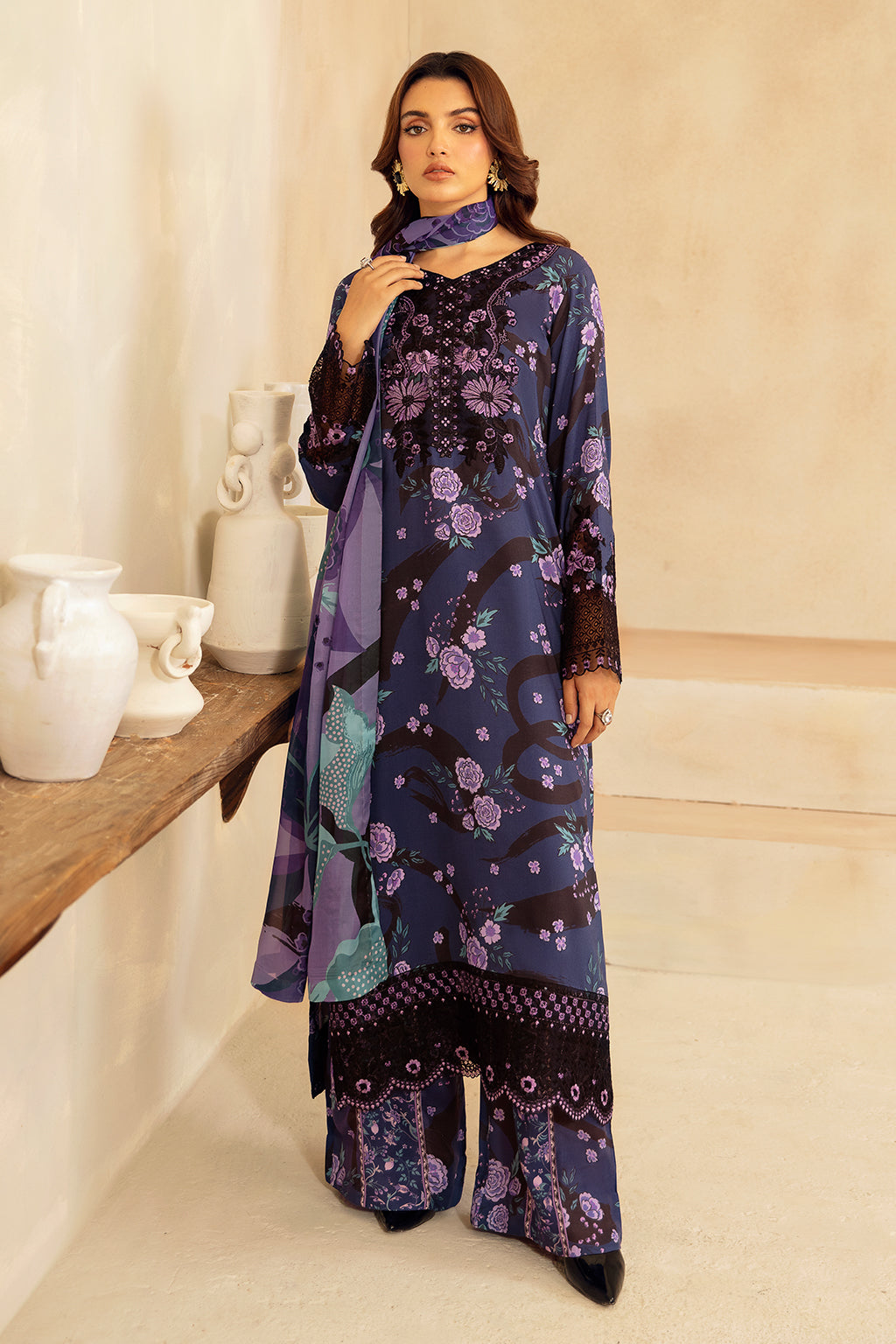 Ramsha | Riwaj Viscose | J-405 by Ramsha - Designer Dress - Type: Ladies Clothes - Available at Libayah - 100% Original