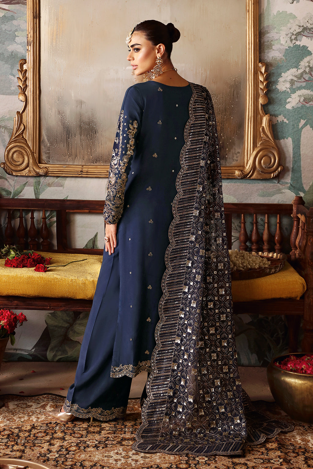 Shagna | Premium Raw Silk | Naghma S-01 by Shagna - Designer Dress  - Type : Ladies Clothes - Available at Libayah - 100% Original 
