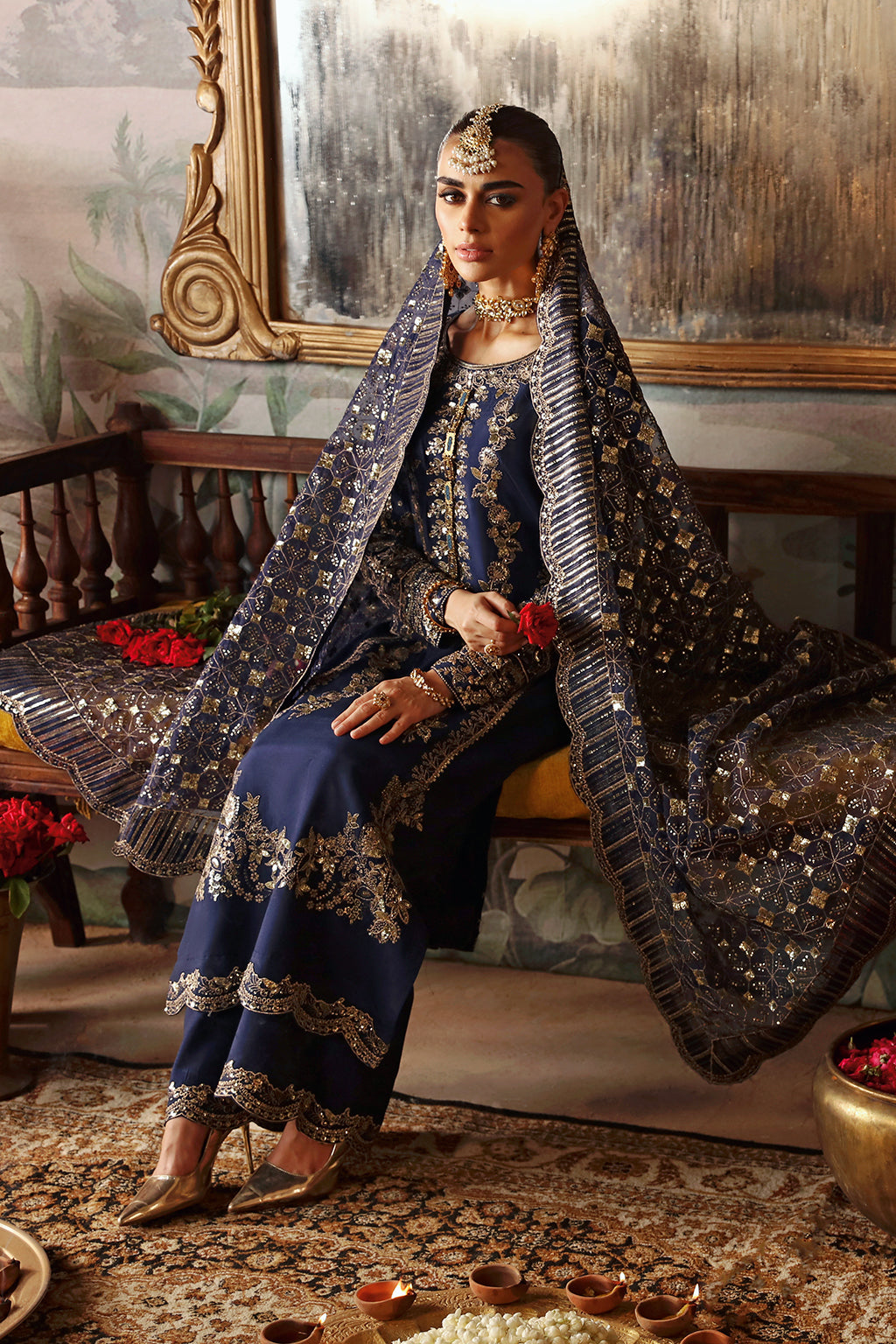 Shagna | Premium Raw Silk | Naghma S-01 by Shagna - Designer Dress  - Type : Ladies Clothes - Available at Libayah - 100% Original 