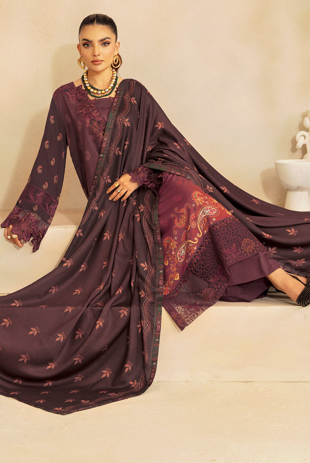 Ramsha | Riwaj Viscose | J-408 by Ramsha - Designer Dress - Type: Ladies Clothes - Available at Libayah - 100% Original