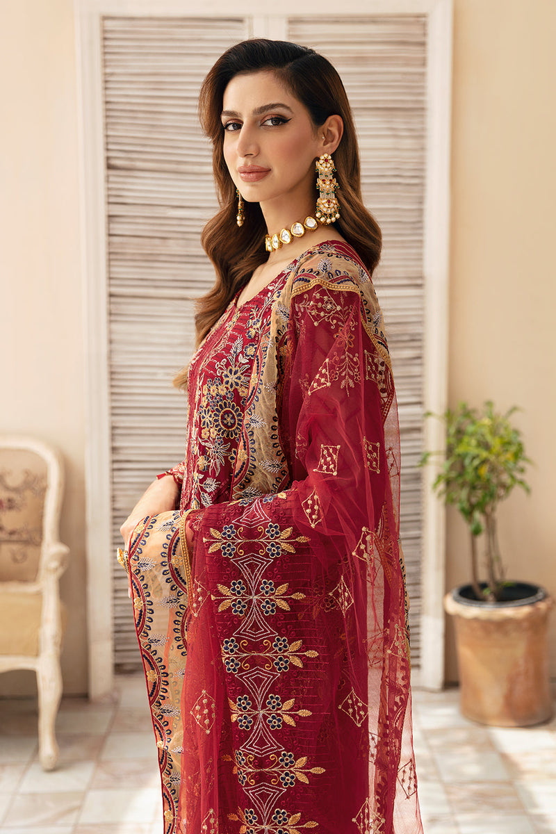 Ramsha | Chevron Chiffon Collection | A-907 by Ramsha - Designer Dress - Type: Ladies Clothes - Available at Libayah - 100% Original