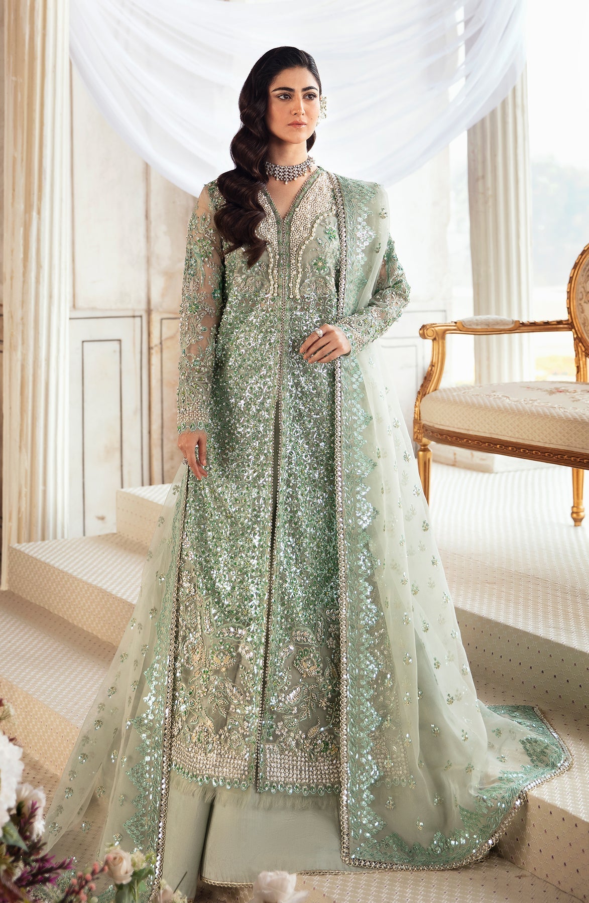 Zevk | Afsanah Wedding Formals | WASAABI by Zevk - Designer Dress - Type: Ladies Clothes - Available at Libayah - 100% Original