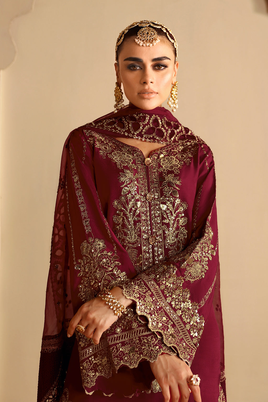 Shagna | Premium Raw Silk | Roshan S-04 by Shagna - Designer Dress  - Type : Ladies Clothes - Available at Libayah - 100% Original 