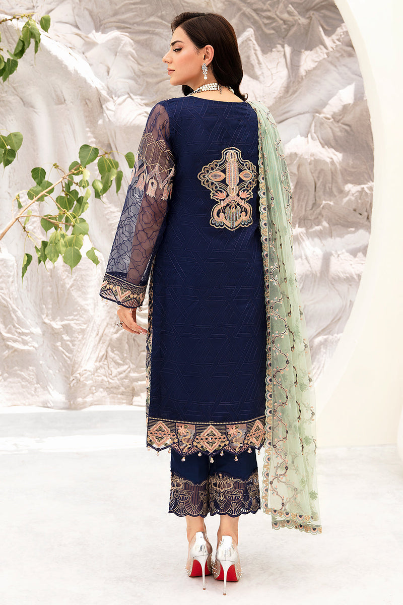 Ramsha | Minhal Organza Collection | M-902 by Ramsha - Designer Dress - Type: Ladies Clothes - Available at Libayah - 100% Original