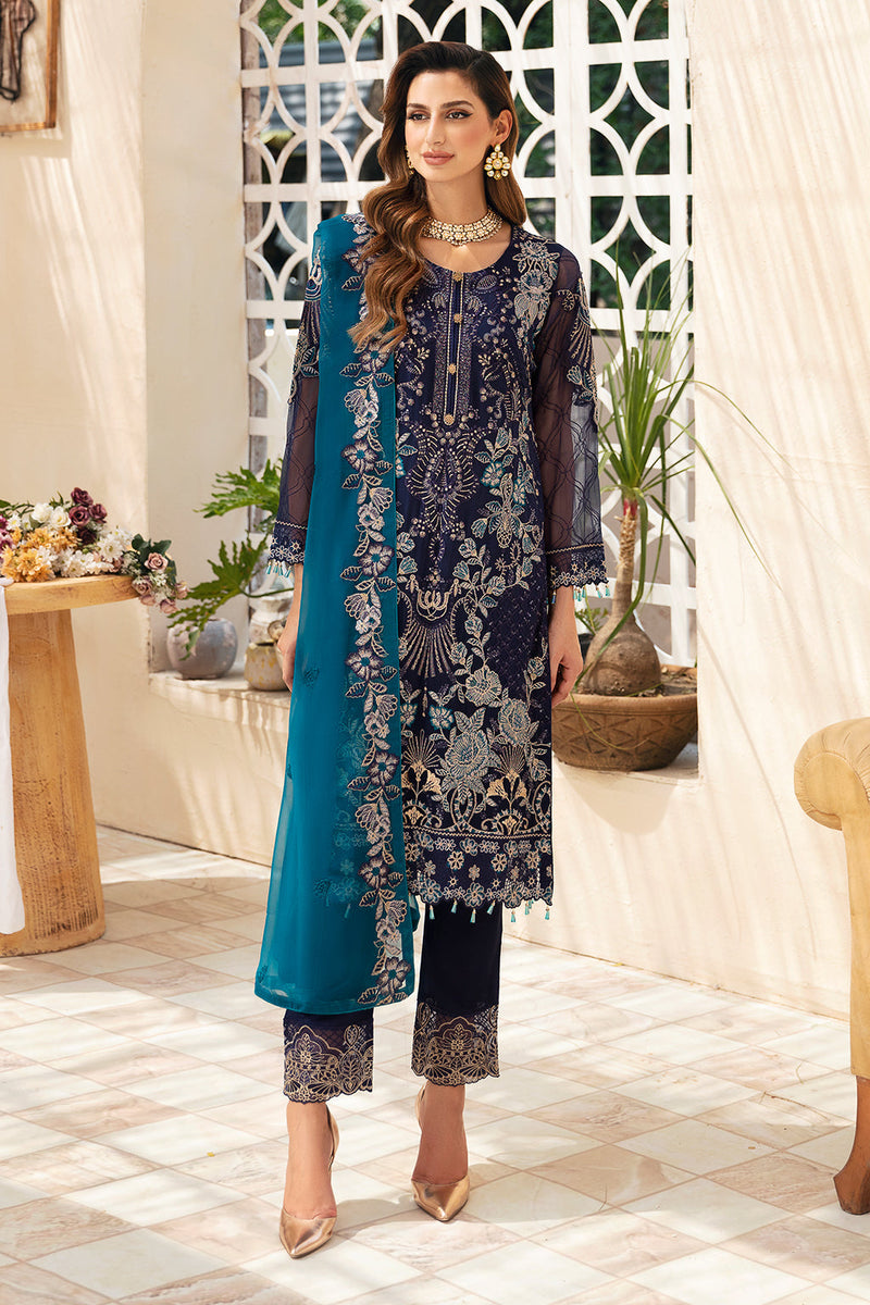 Ramsha | Chevron Chiffon Collection | A-903 by Ramsha - Designer Dress - Type: Ladies Clothes - Available at Libayah - 100% Original