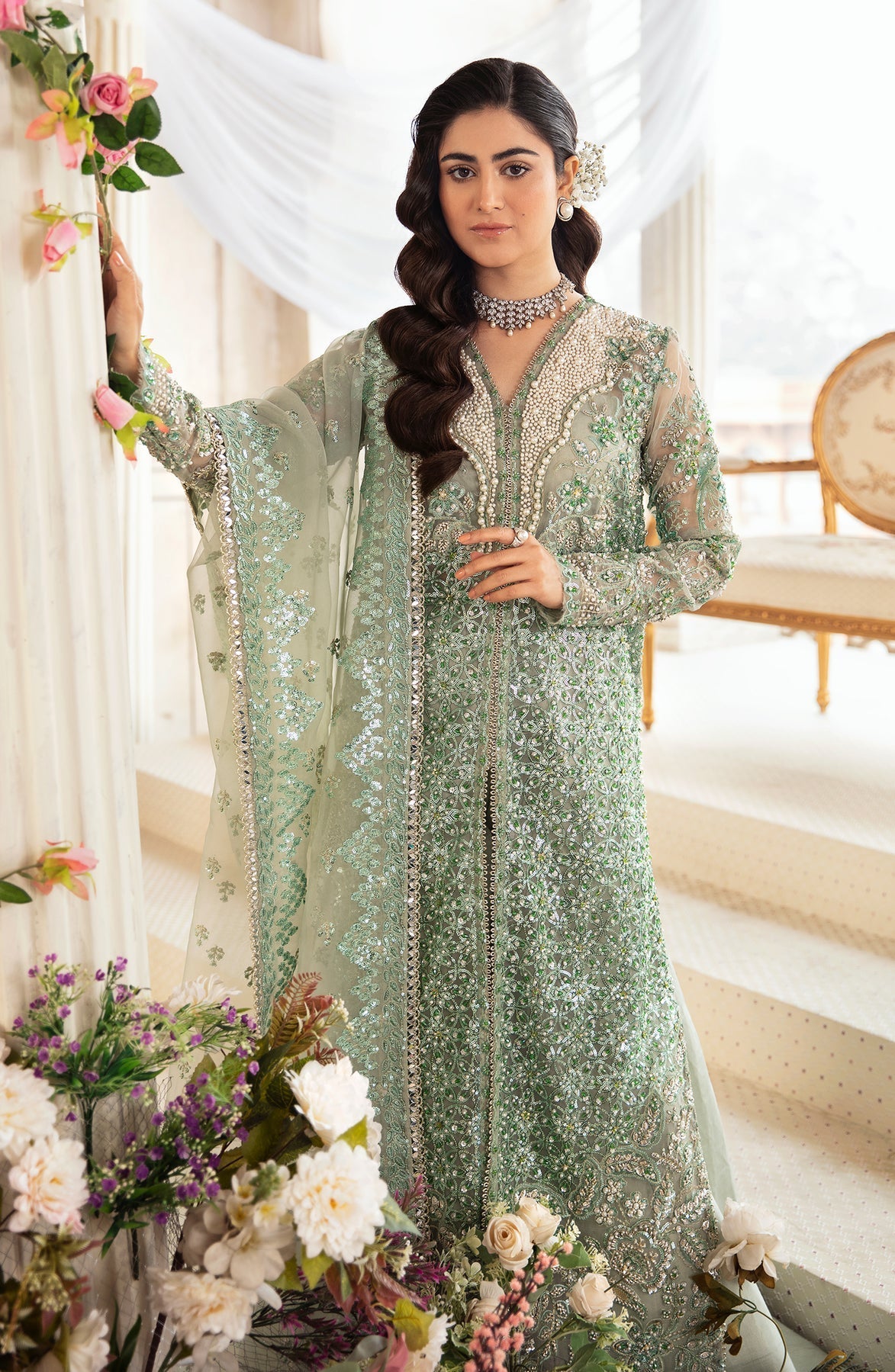 Zevk | Afsanah Wedding Formals | WASAABI by Zevk - Designer Dress - Type: Ladies Clothes - Available at Libayah - 100% Original