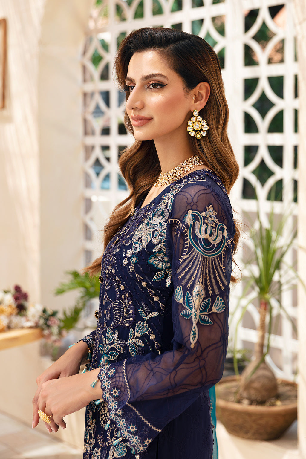 Ramsha | Chevron Chiffon Collection | A-903 by Ramsha - Designer Dress - Type: Ladies Clothes - Available at Libayah - 100% Original