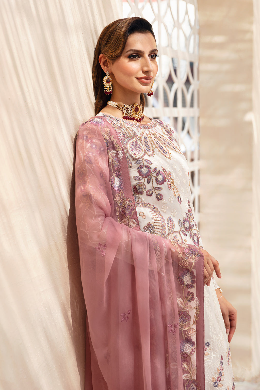 Ramsha | Chevron Chiffon Collection | A-902 by Ramsha - Designer Dress - Type: Ladies Clothes - Available at Libayah - 100% Original
