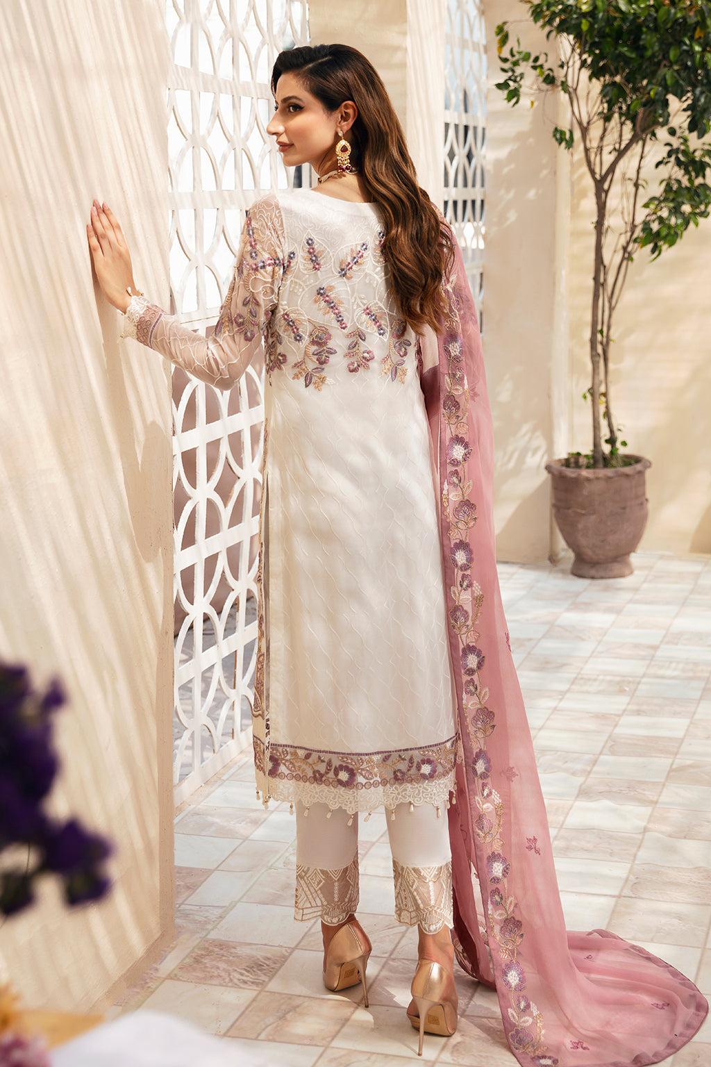 Ramsha | Chevron Chiffon Collection | A-902 by Ramsha - Designer Dress - Type: Ladies Clothes - Available at Libayah - 100% Original