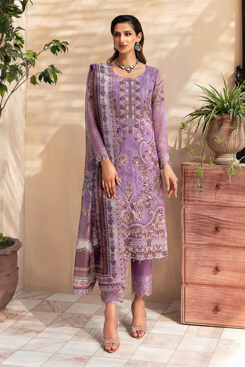 Ramsha | Chevron Chiffon Collection | A-906 by Ramsha - Designer Dress - Type: Ladies Clothes - Available at Libayah - 100% Original