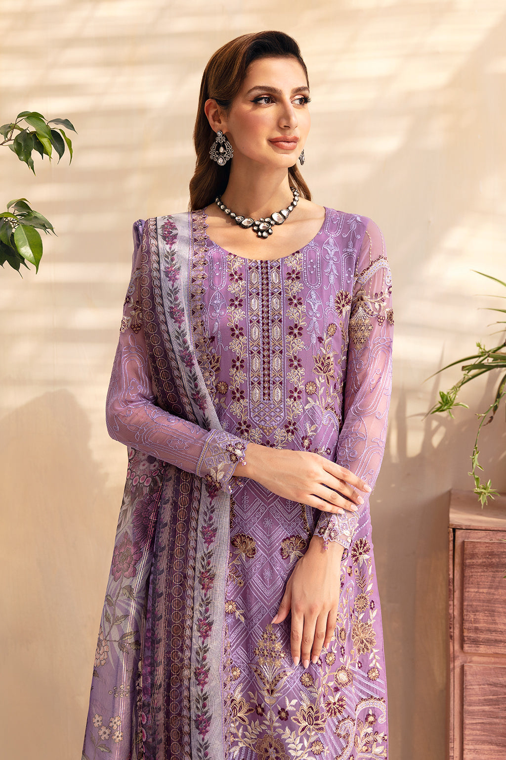 Ramsha | Chevron Chiffon Collection | A-906 by Ramsha - Designer Dress - Type: Ladies Clothes - Available at Libayah - 100% Original