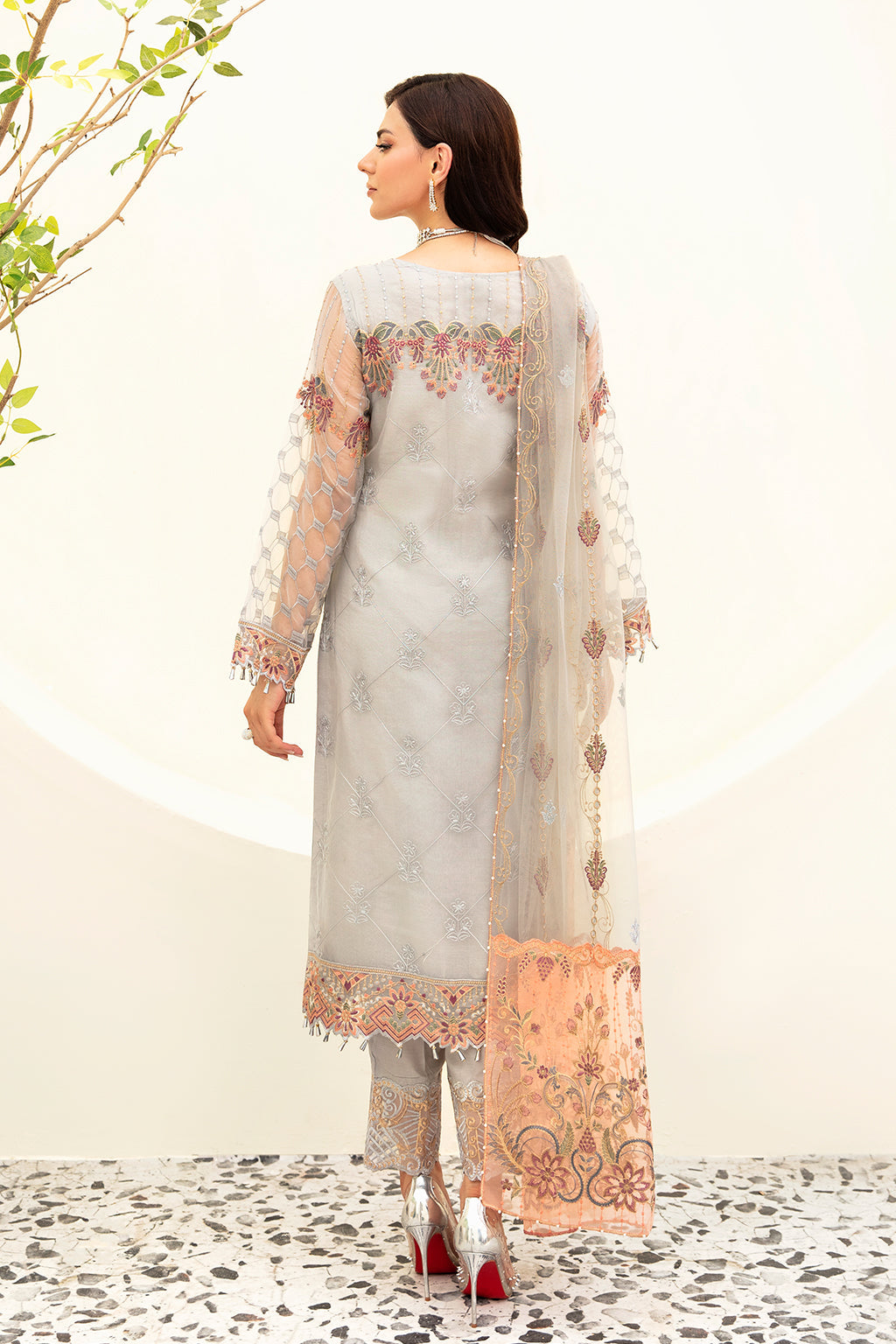 Ramsha | Minhal Organza Collection | M-909 by Ramsha - Designer Dress - Type: Ladies Clothes - Available at Libayah - 100% Original