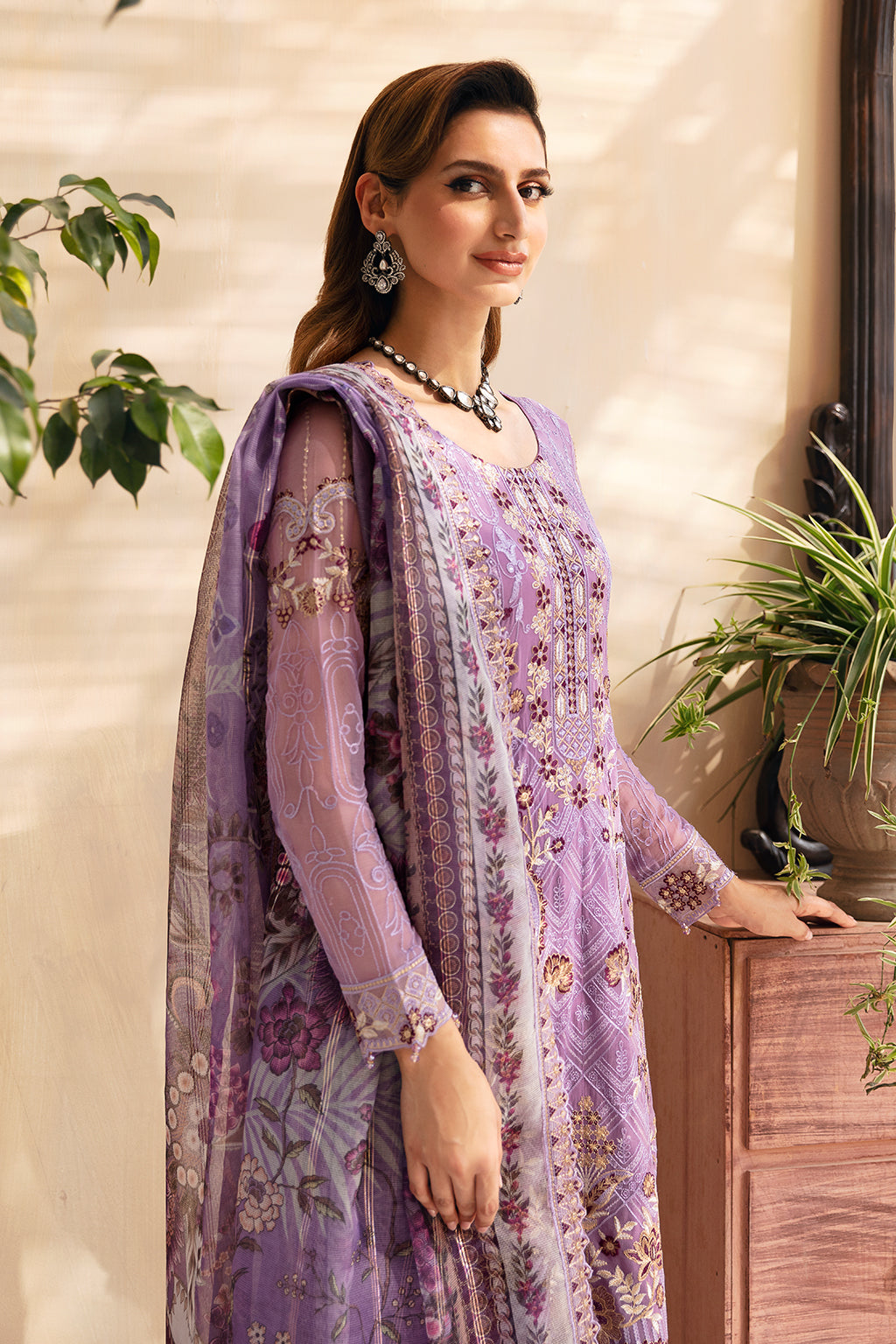 Ramsha | Chevron Chiffon Collection | A-906 by Ramsha - Designer Dress - Type: Ladies Clothes - Available at Libayah - 100% Original