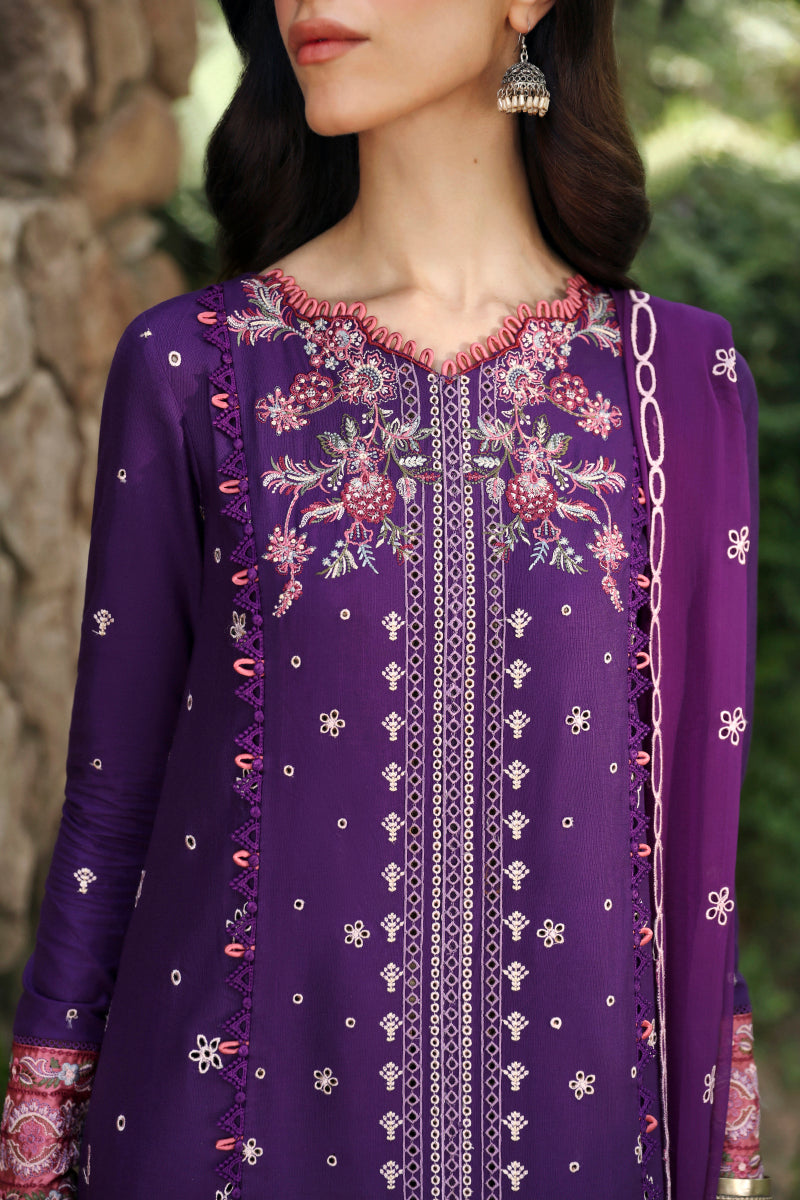 Qalamkar | Qlinekari Linen Collection | LM-15 EIMERA by Qalamkar - Designer Dress - Type: Luxury - Available at Libayah - 100% Original