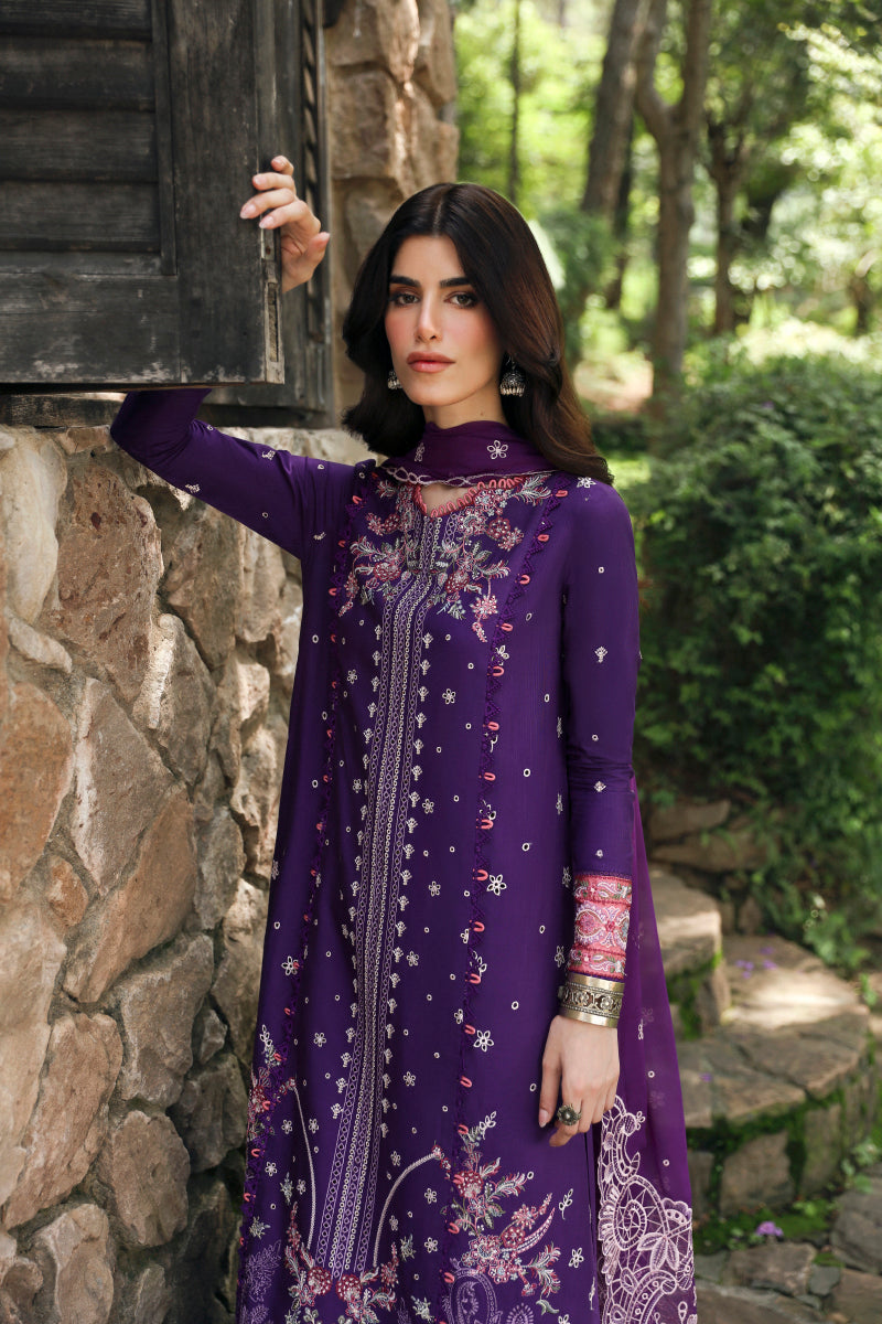 Qalamkar | Qlinekari Linen Collection | LM-15 EIMERA by Qalamkar - Designer Dress - Type: Luxury - Available at Libayah - 100% Original