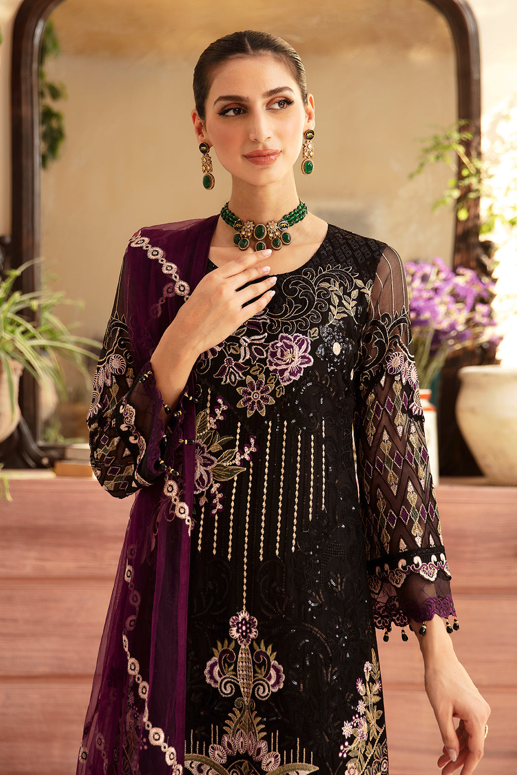 Ramsha | Chevron Chiffon Collection | A-905 by Ramsha - Designer Dress - Type: Ladies Clothes - Available at Libayah - 100% Original